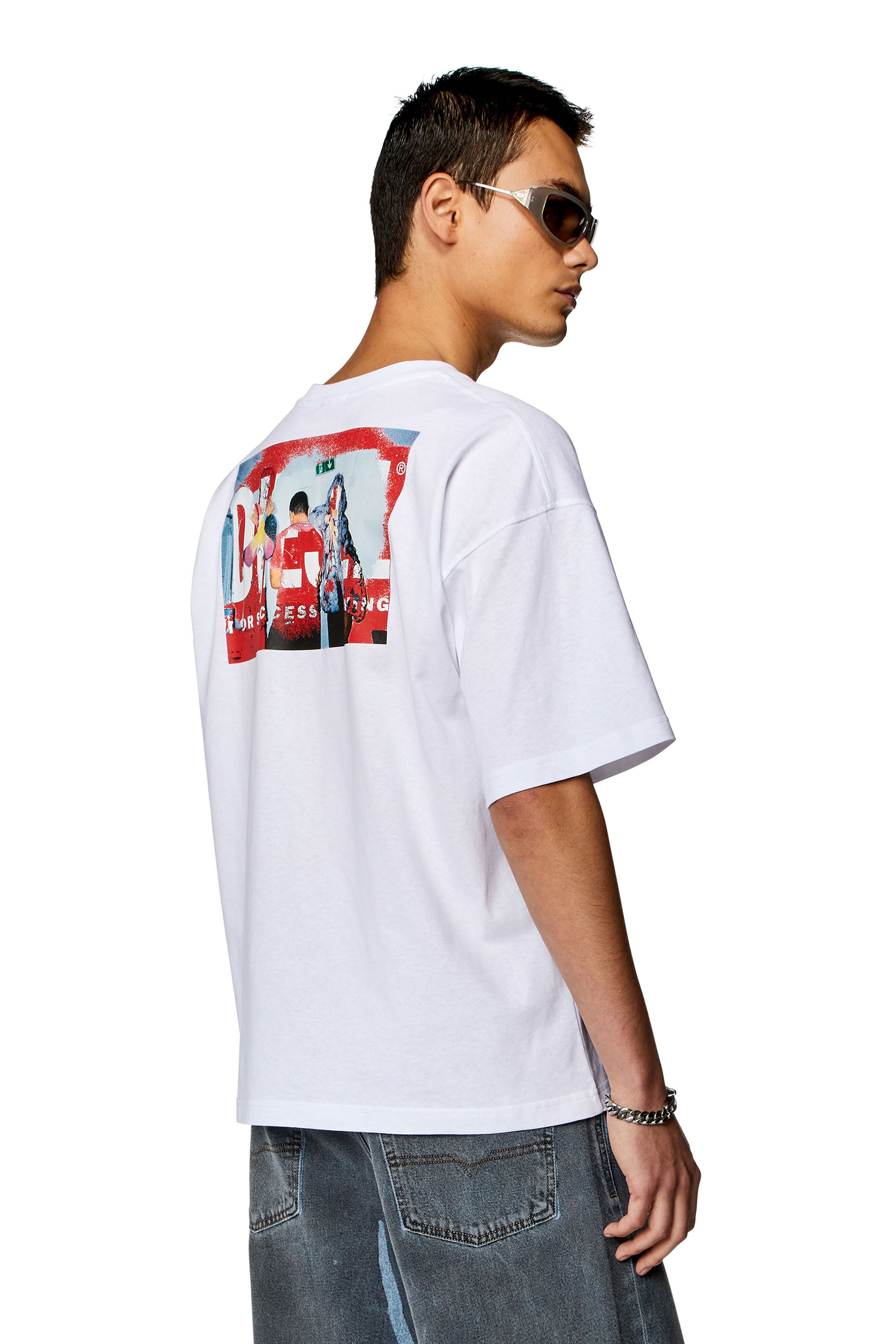 Men's T-shirt with photo print logo | T-BOXT-N11 Diesel
