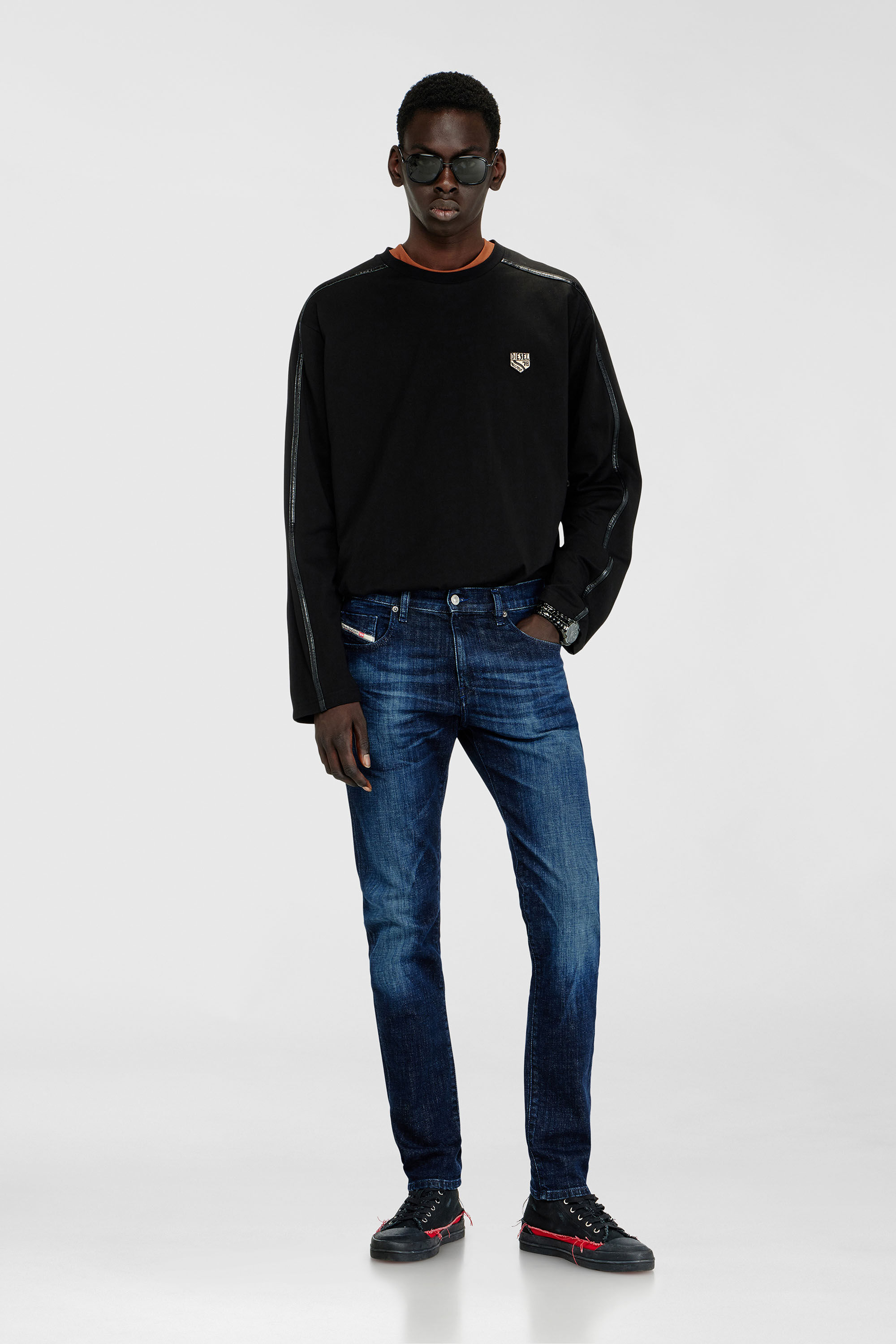 Men's Slim Jeans | Regular Waist 2019 D-StruktDark Blue | Diesel TR