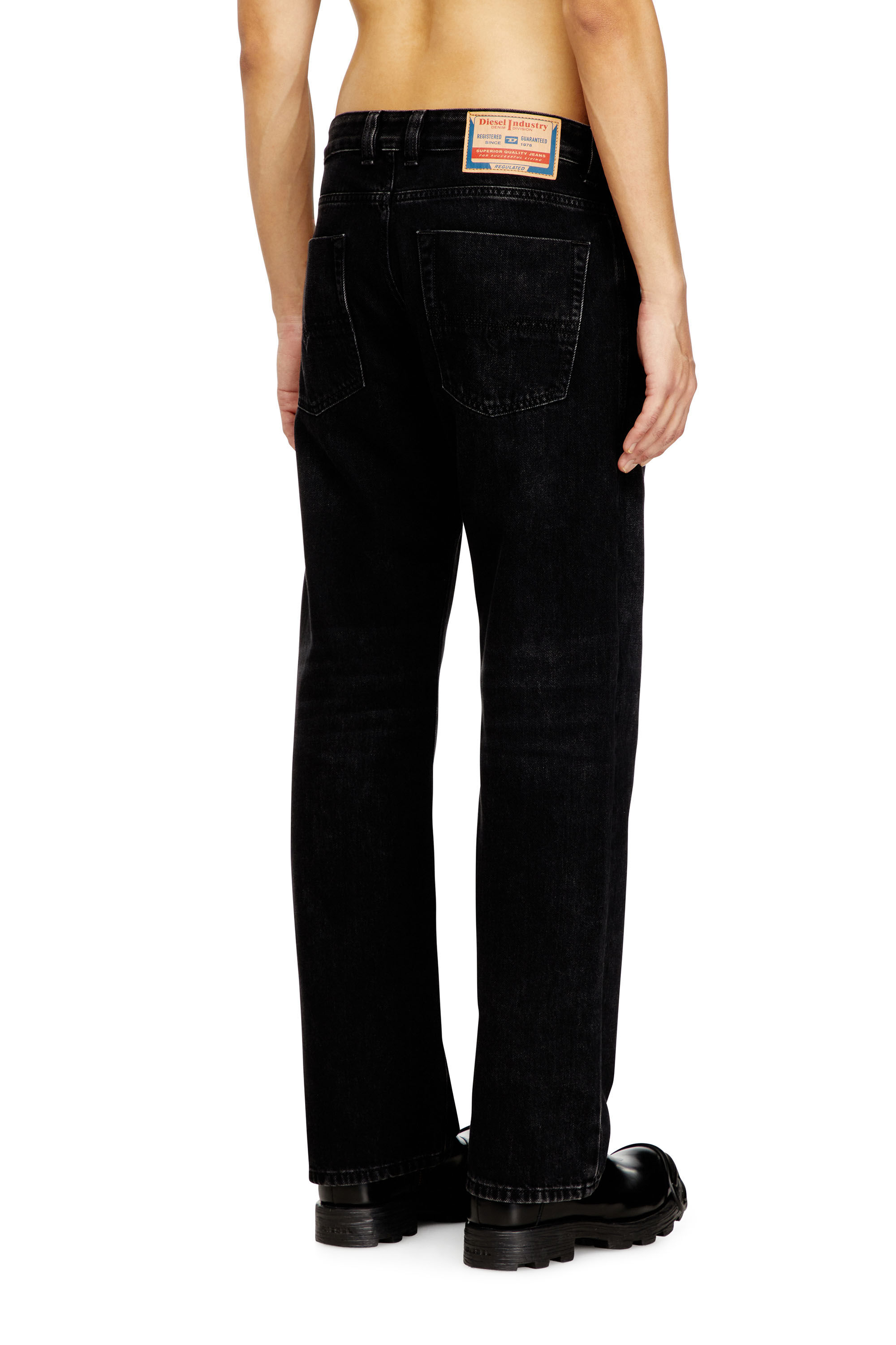 Men's Relaxed Jeans | Regular Waist 1980 D-EeperBlack/Dark grey