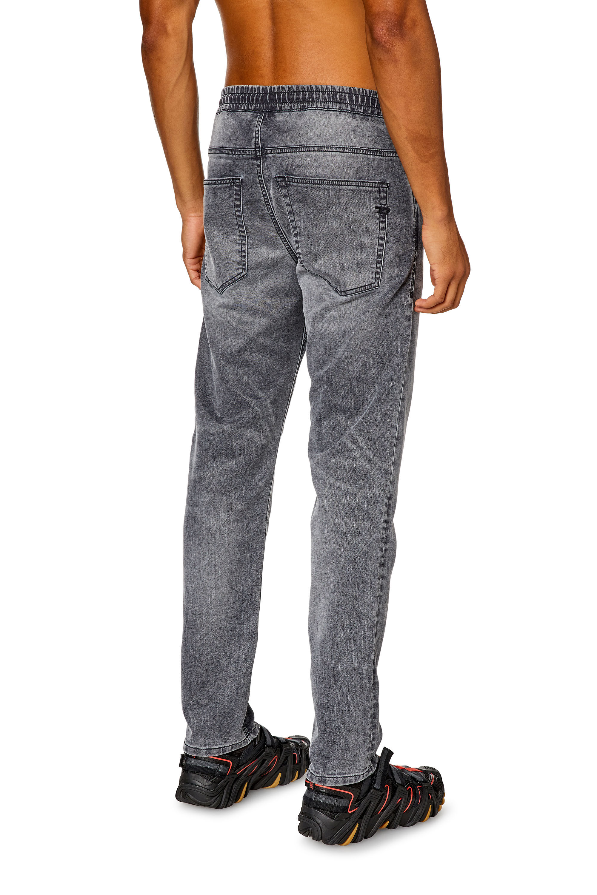 Men's Tapered Jeans | Grey | Diesel 2030 D-Krooley Joggjeans®