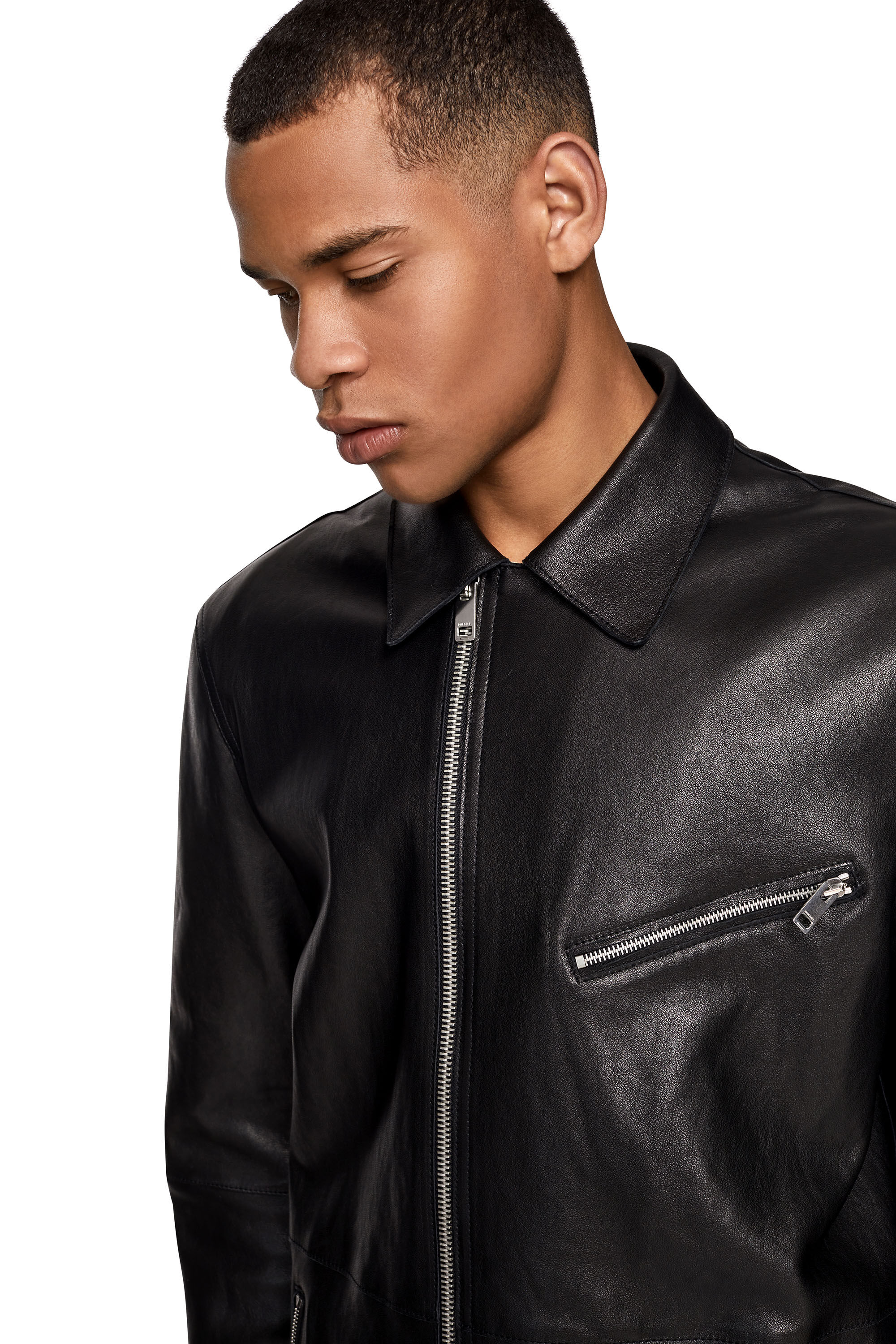 Fashion Show unlined leather jacket 