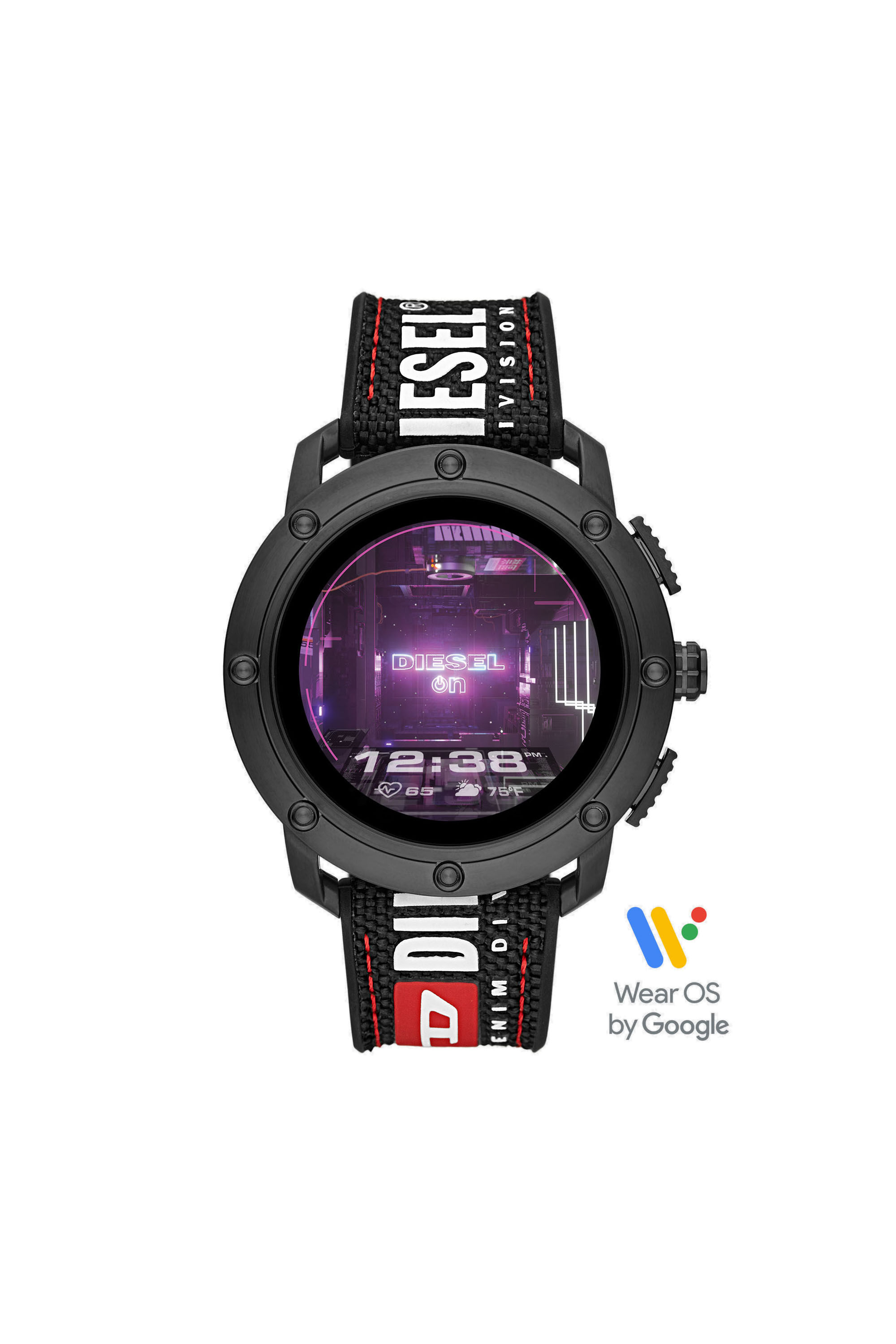 DT2022 Man: Diesel On Axial Smartwatch - Black Nylon | Diesel
