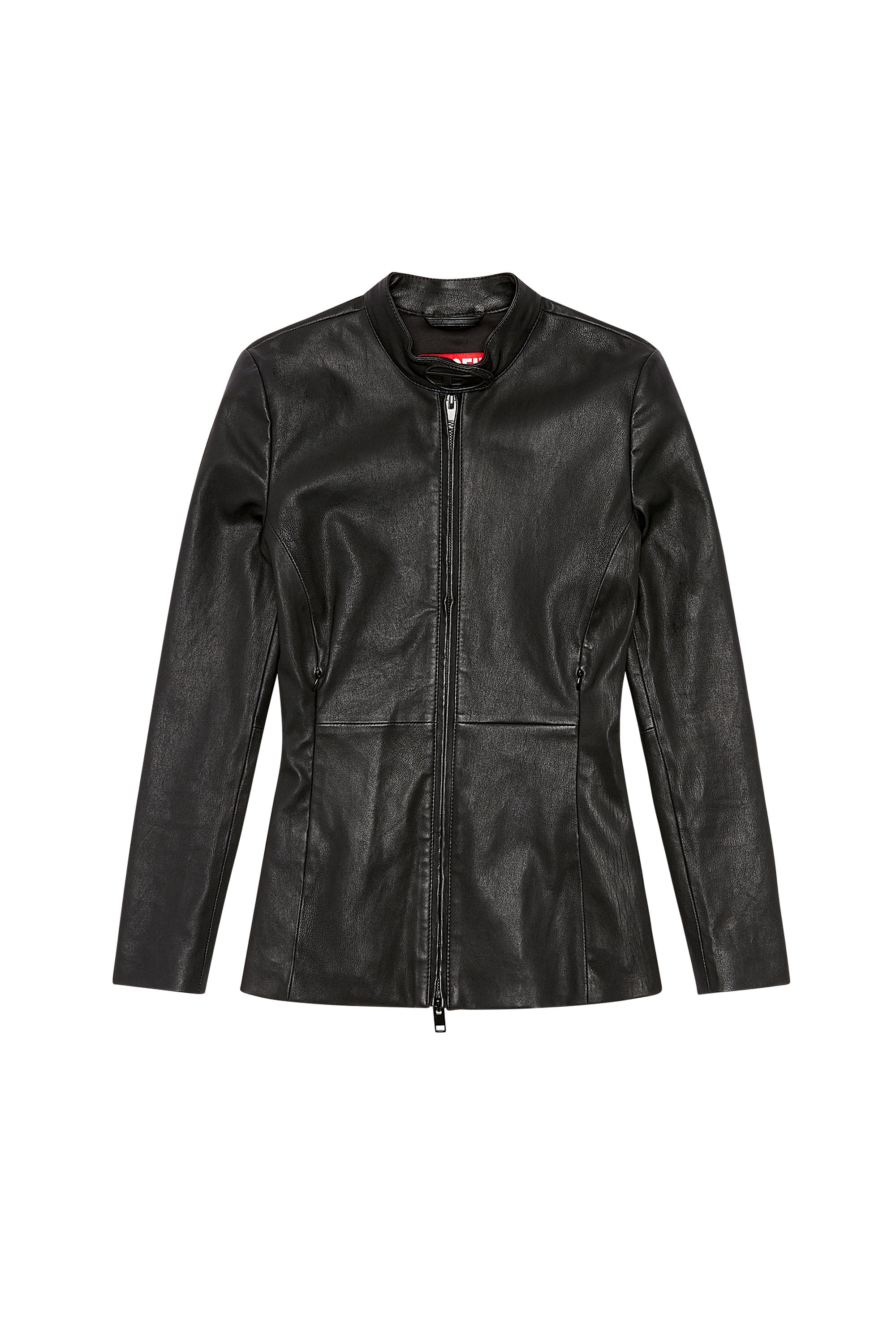 Diesel womens store leather jacket