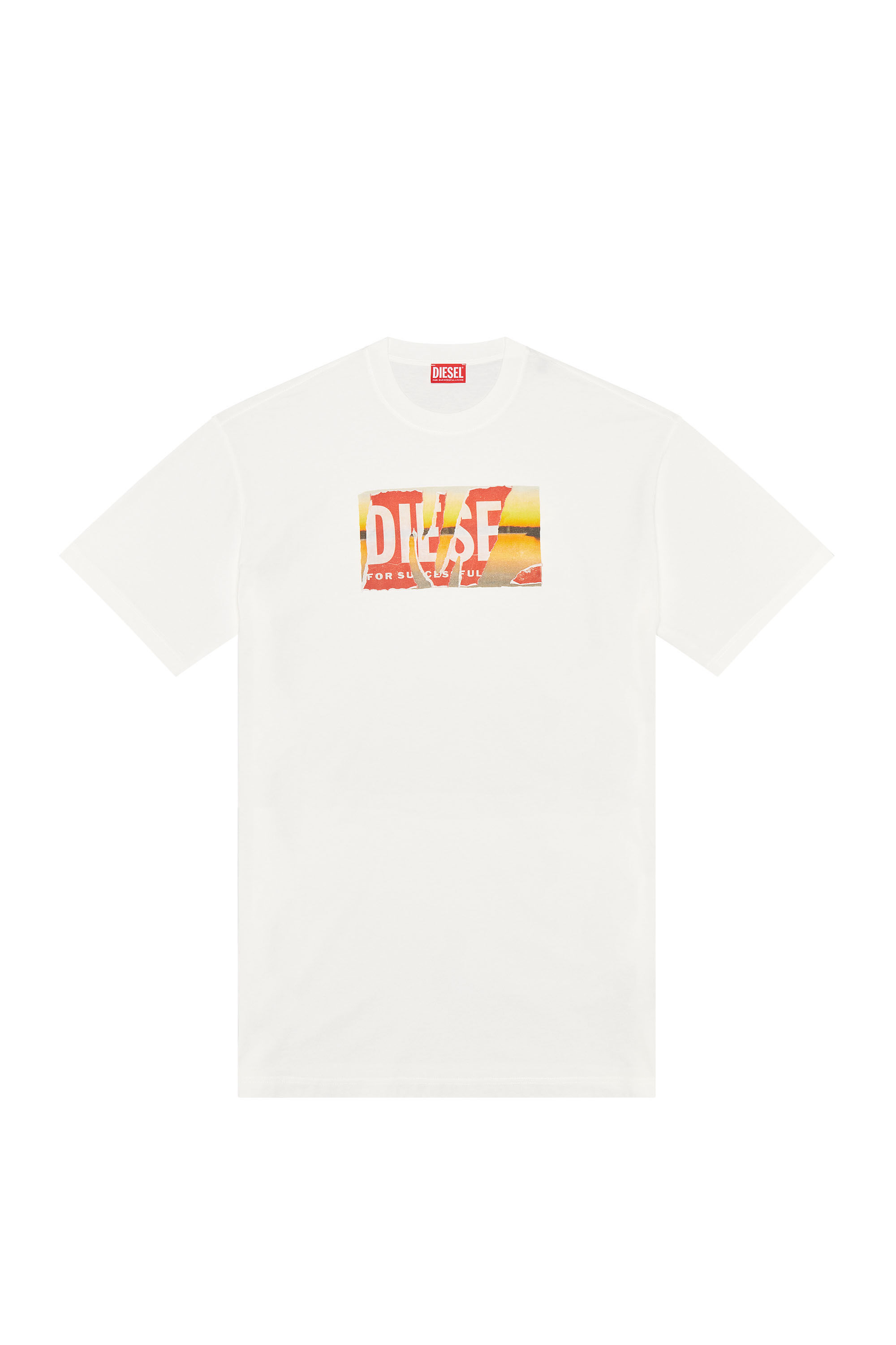 Diesel box logo t shirt shop