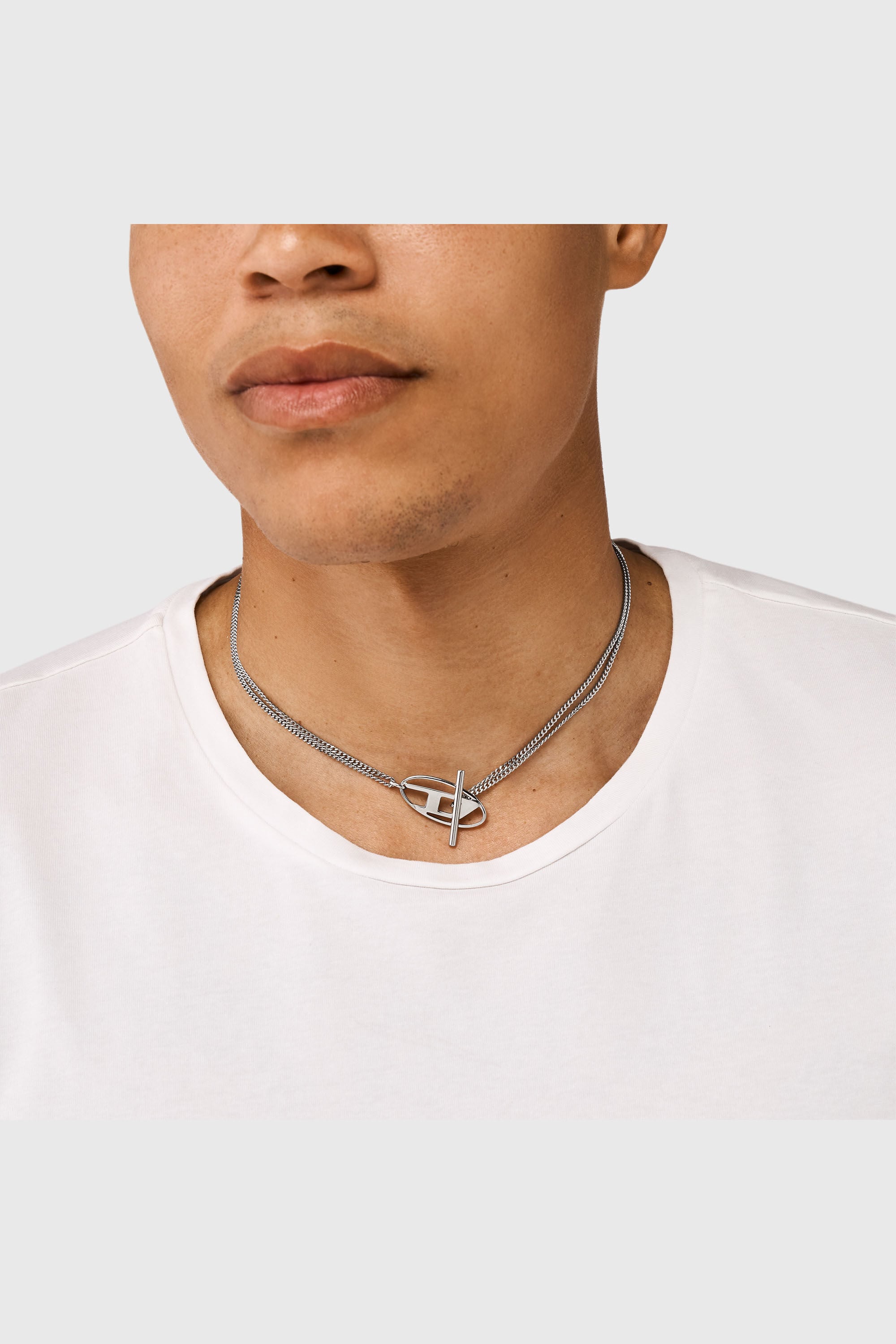 Women's Stainless Steel Chain Necklace | Silver | Diesel {{Country}}