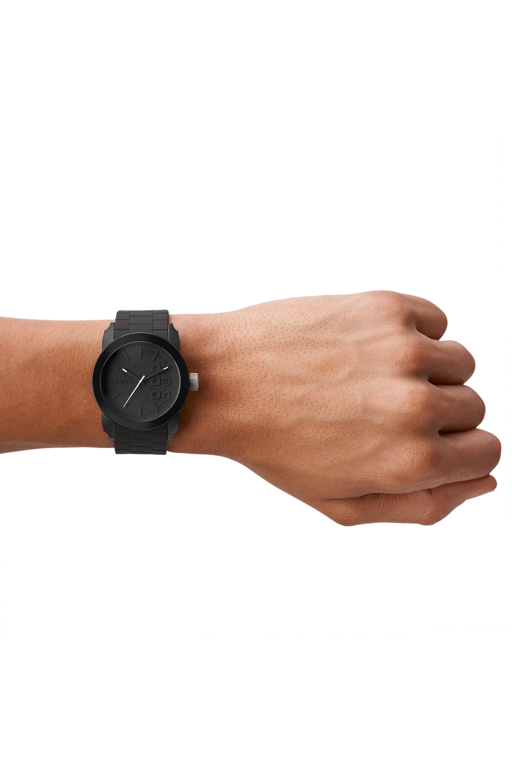 DZ1437 Man Viewfinder watch in silicone Diesel