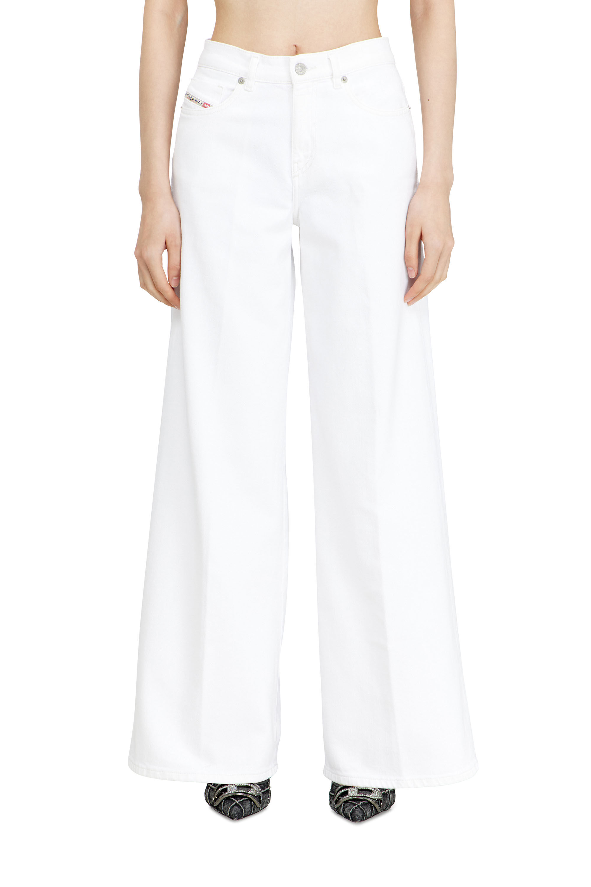 Diesel - Woman's Flare Jeans 1978 D-Akemi 09N92, White - 2