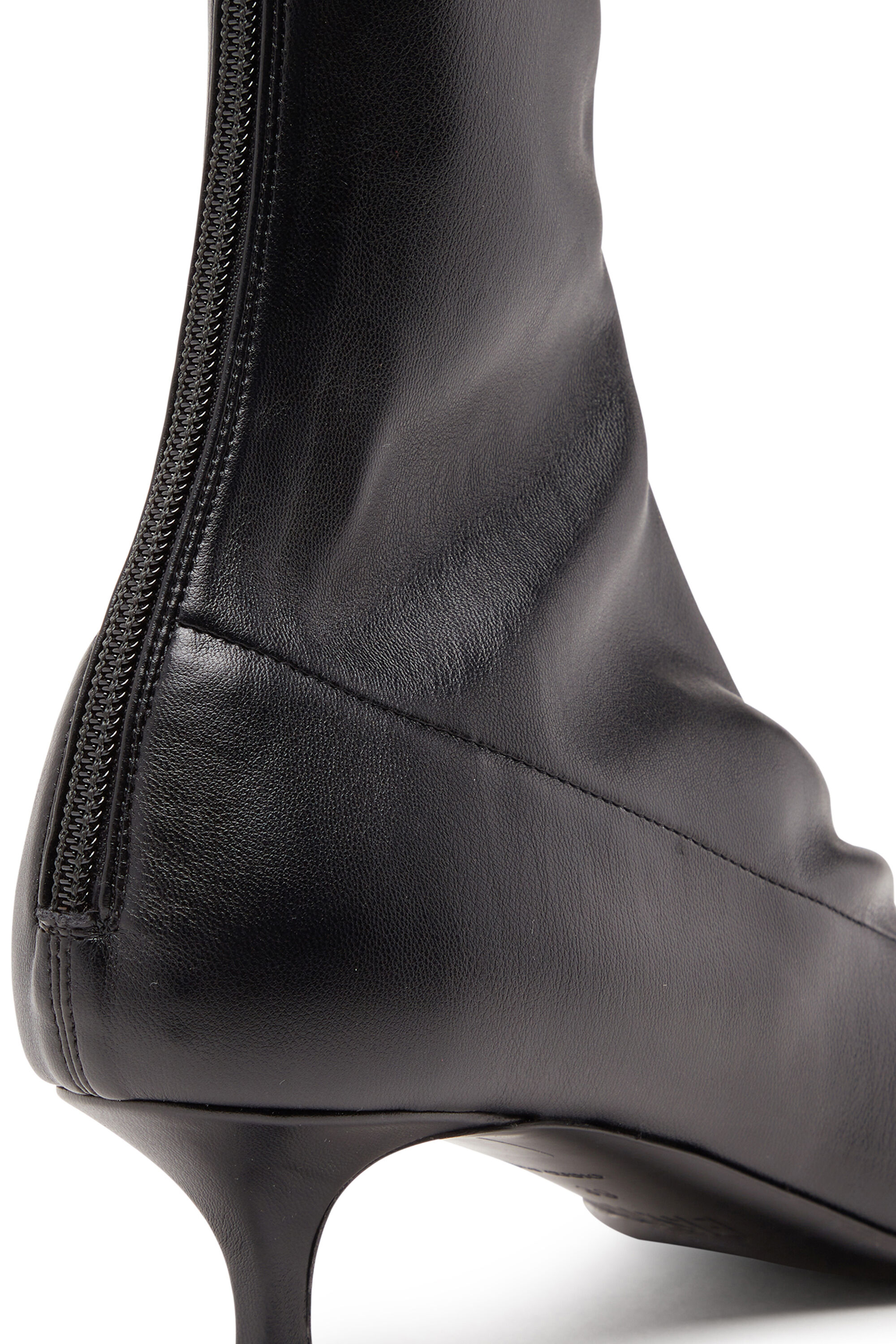 Women's D-Venus-Sock boot with Oval D plaque | Black | Diesel