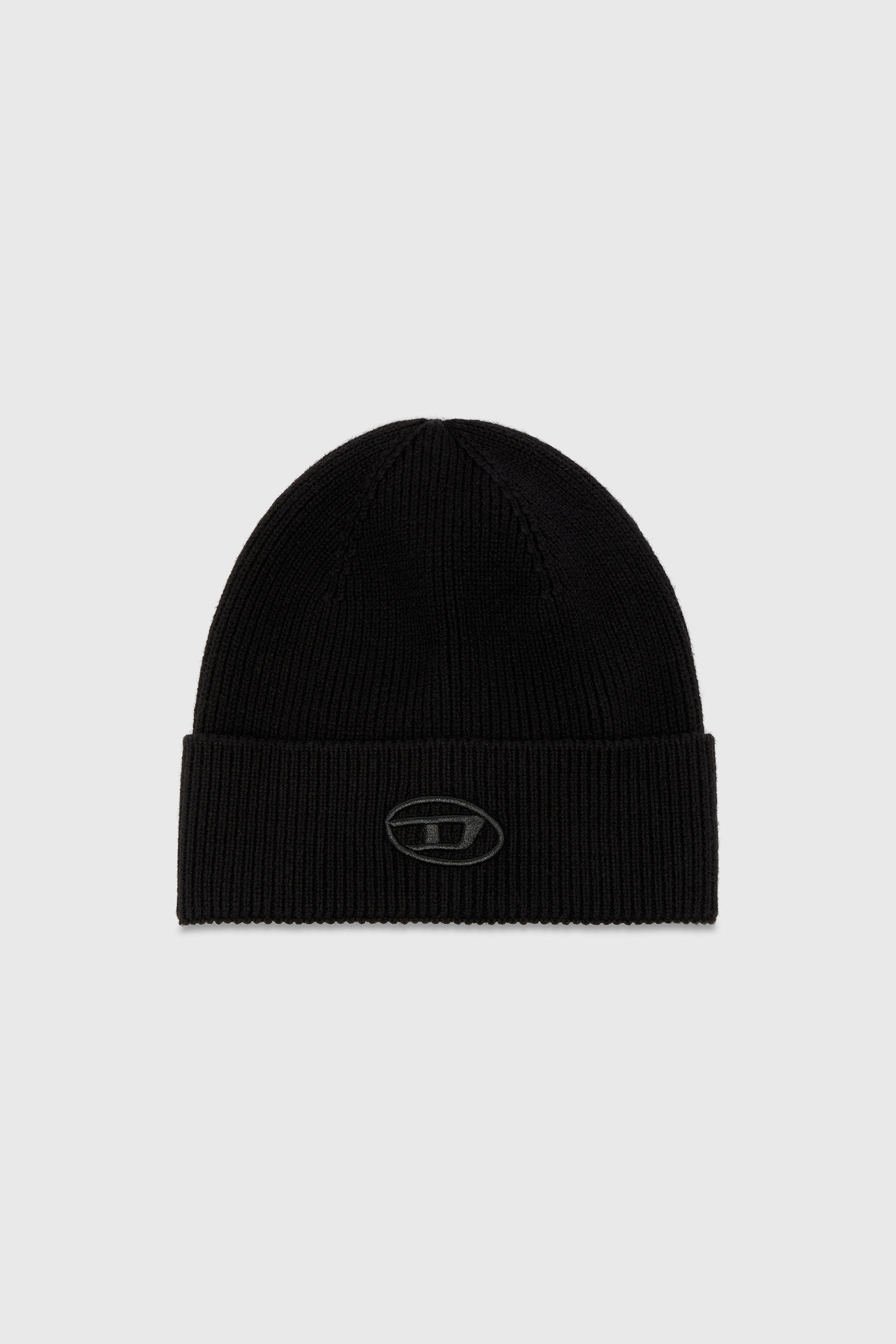 新品・未使用【Diesel】K-Coder-Bロゴ刺繍ビーニー K-CODER-FULLY B: Ribbed beanie with D embroidery | Diesel {{Country}}