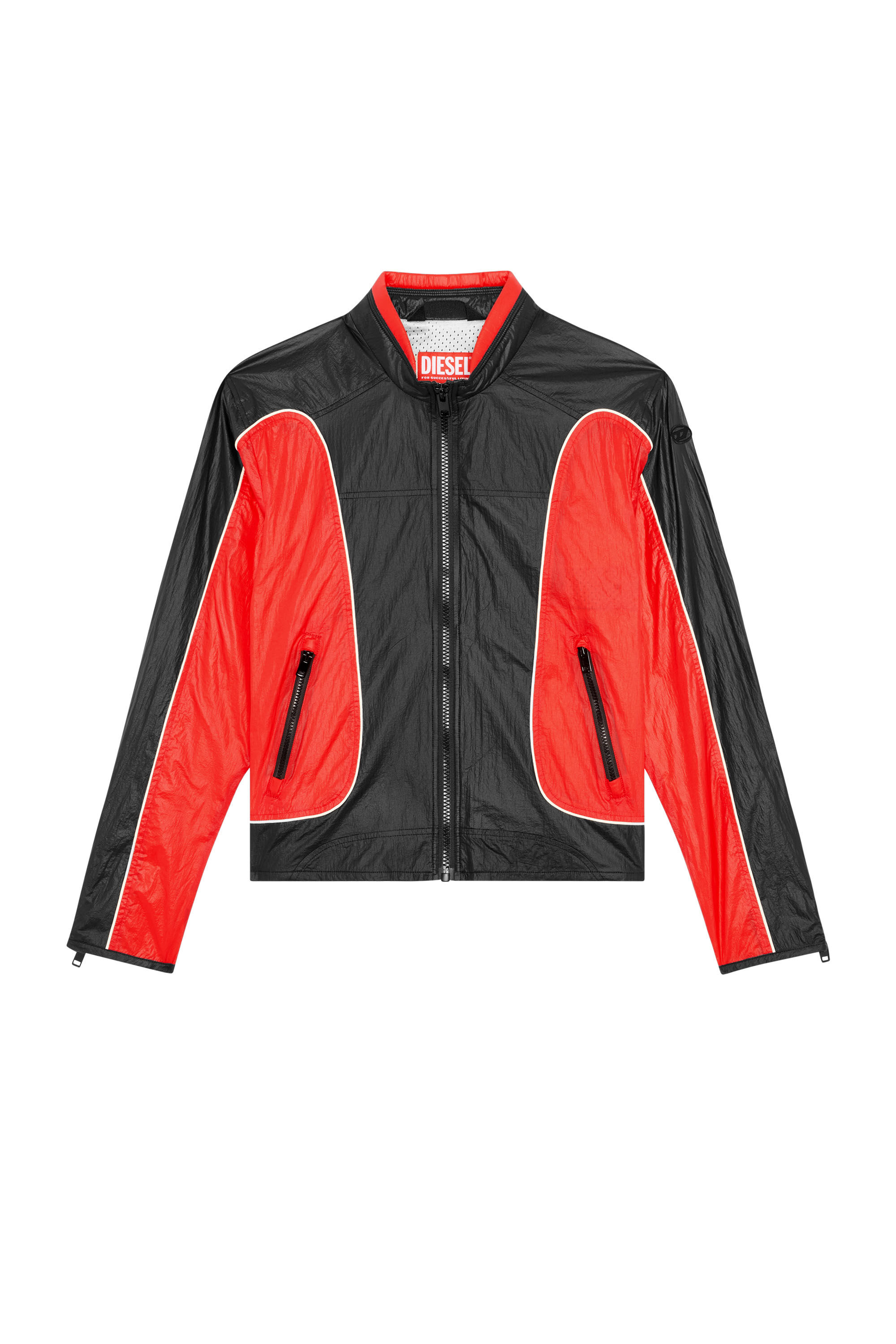 Men's Nylon jacket with contrast detailing | J-BLINKID-A Diesel