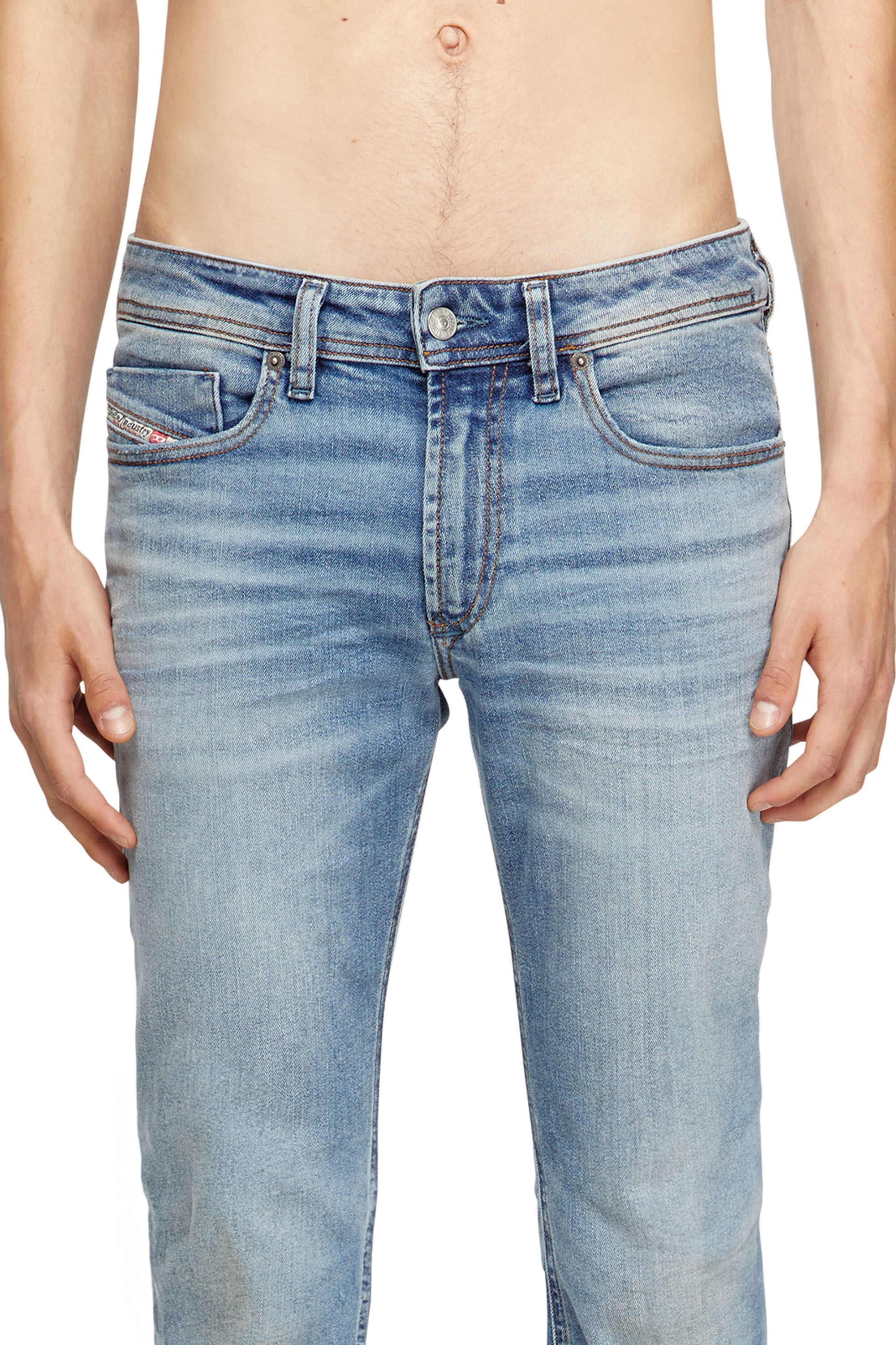 Men's Skinny Jeans | Light Blue | Diesel 1979 Sleenker