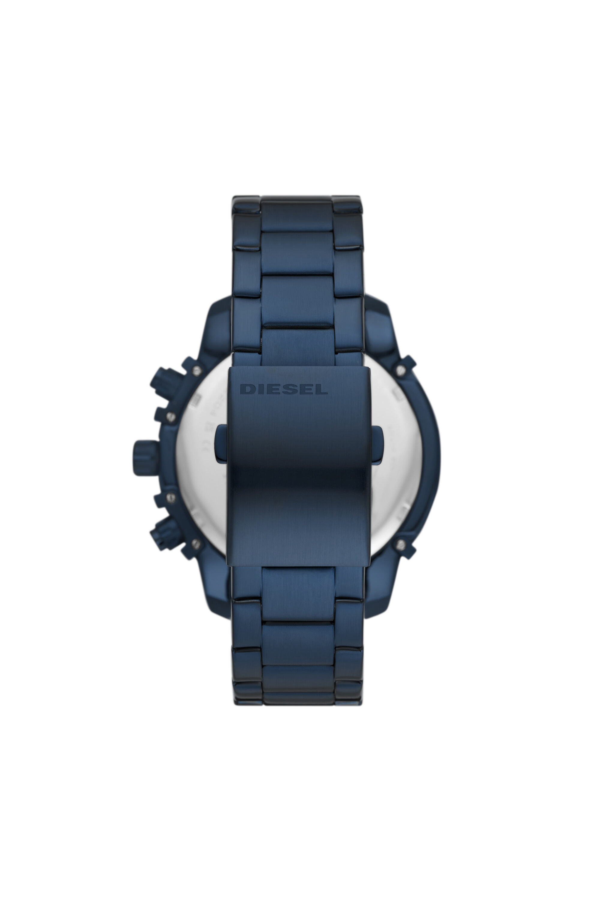 DZ4596 Man: Griffed chronograph blue stainless steel watch | Diesel