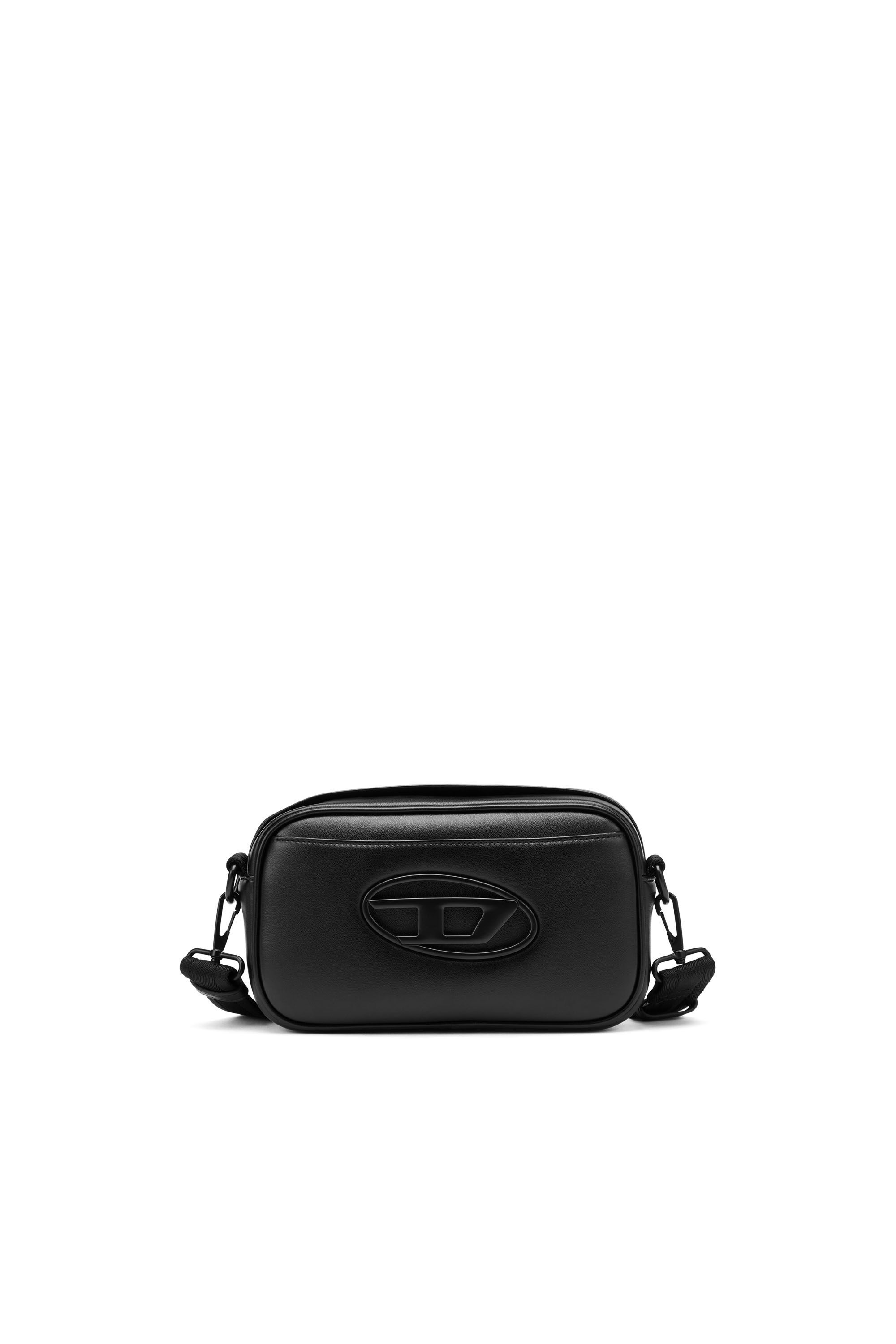 Men s Holi D Camera bag in neoprene and PU Black Diesel