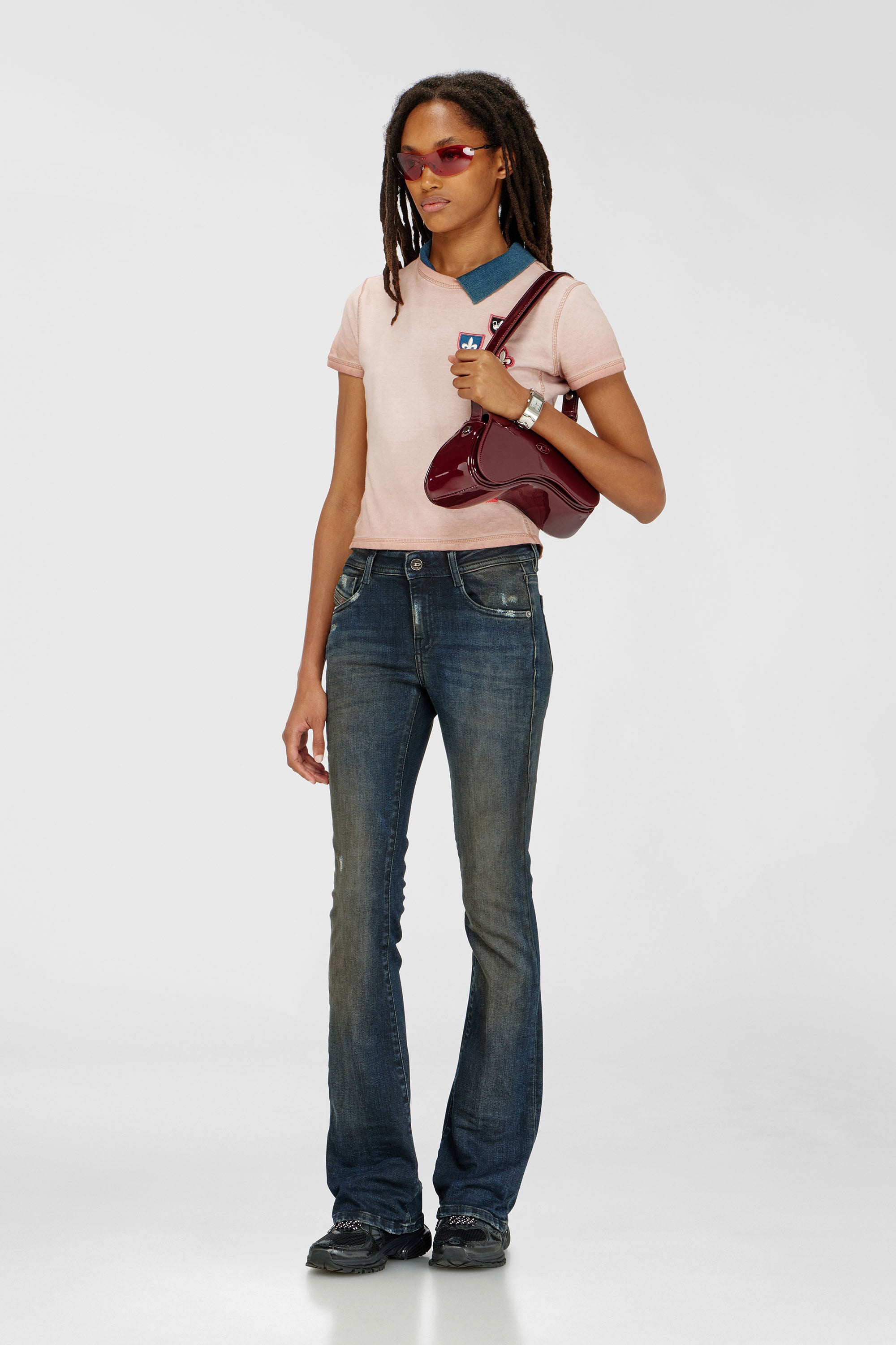 Diesel - Woman's Bootcut Jeans 1969 D-Ebbey 09P69, Dark Blue - 1
