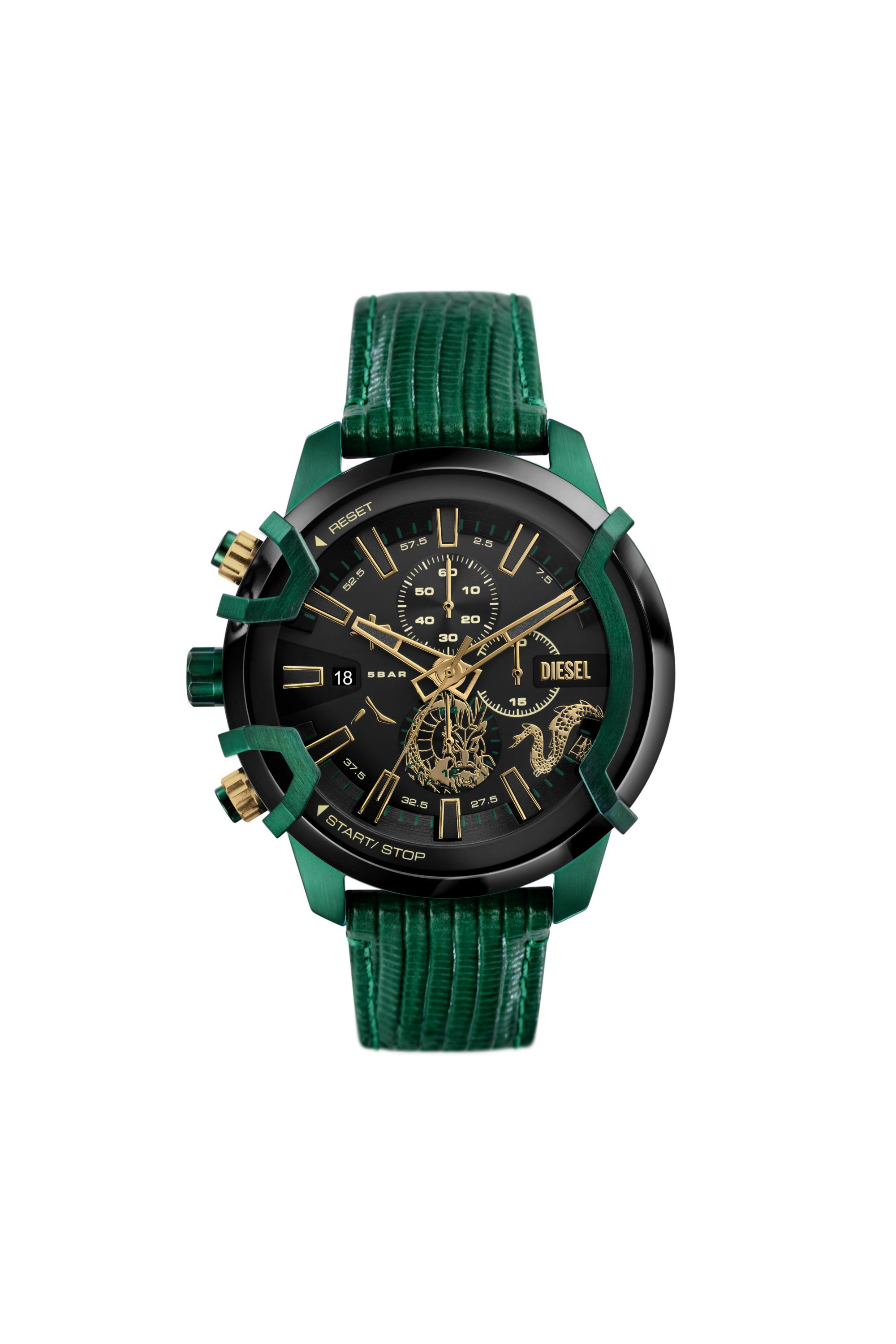 Green discount diesel watch