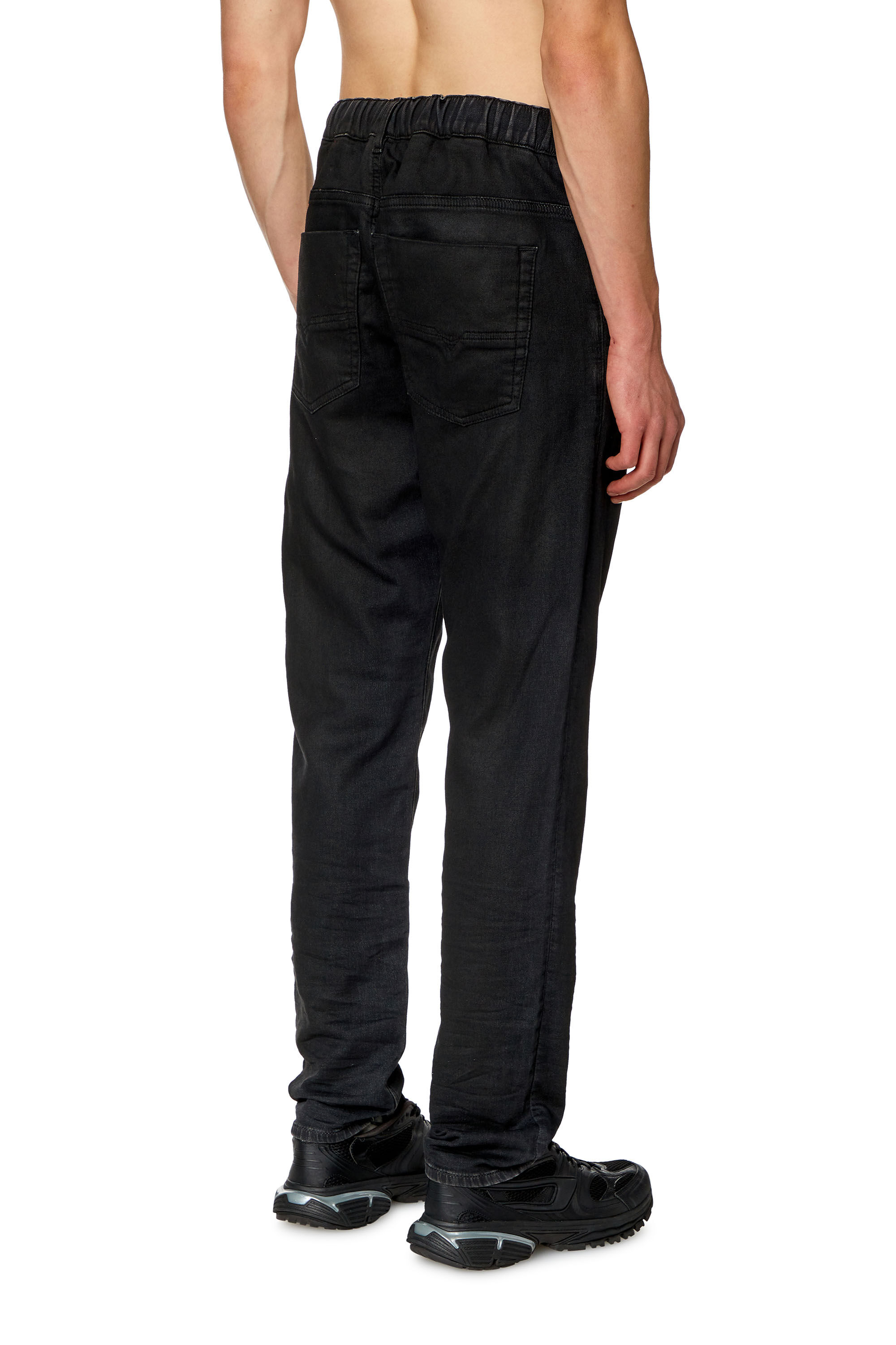 Men's Tapered Jeans, Black/Dark grey