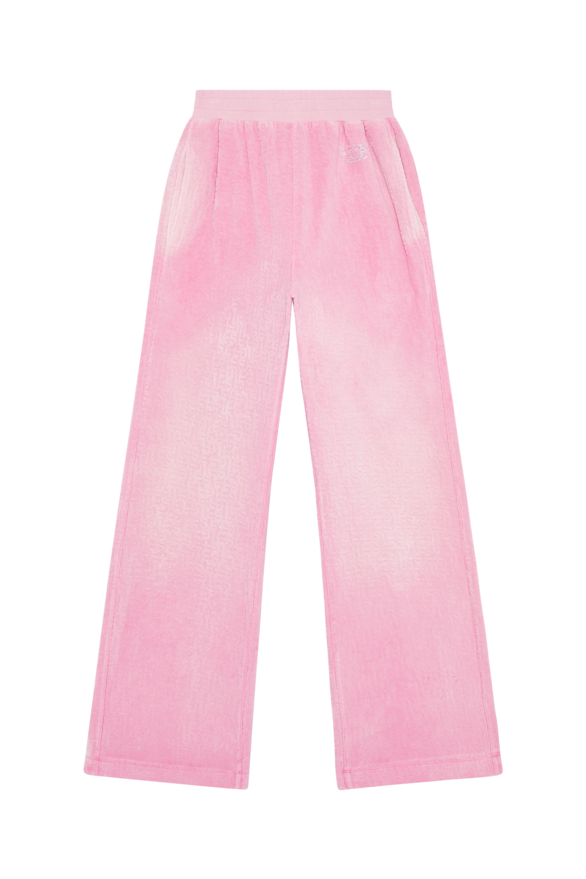 NWT Zara Women's Ribbed Wide Leg Pants Elastic Waist Band Stretch Pink Size  M