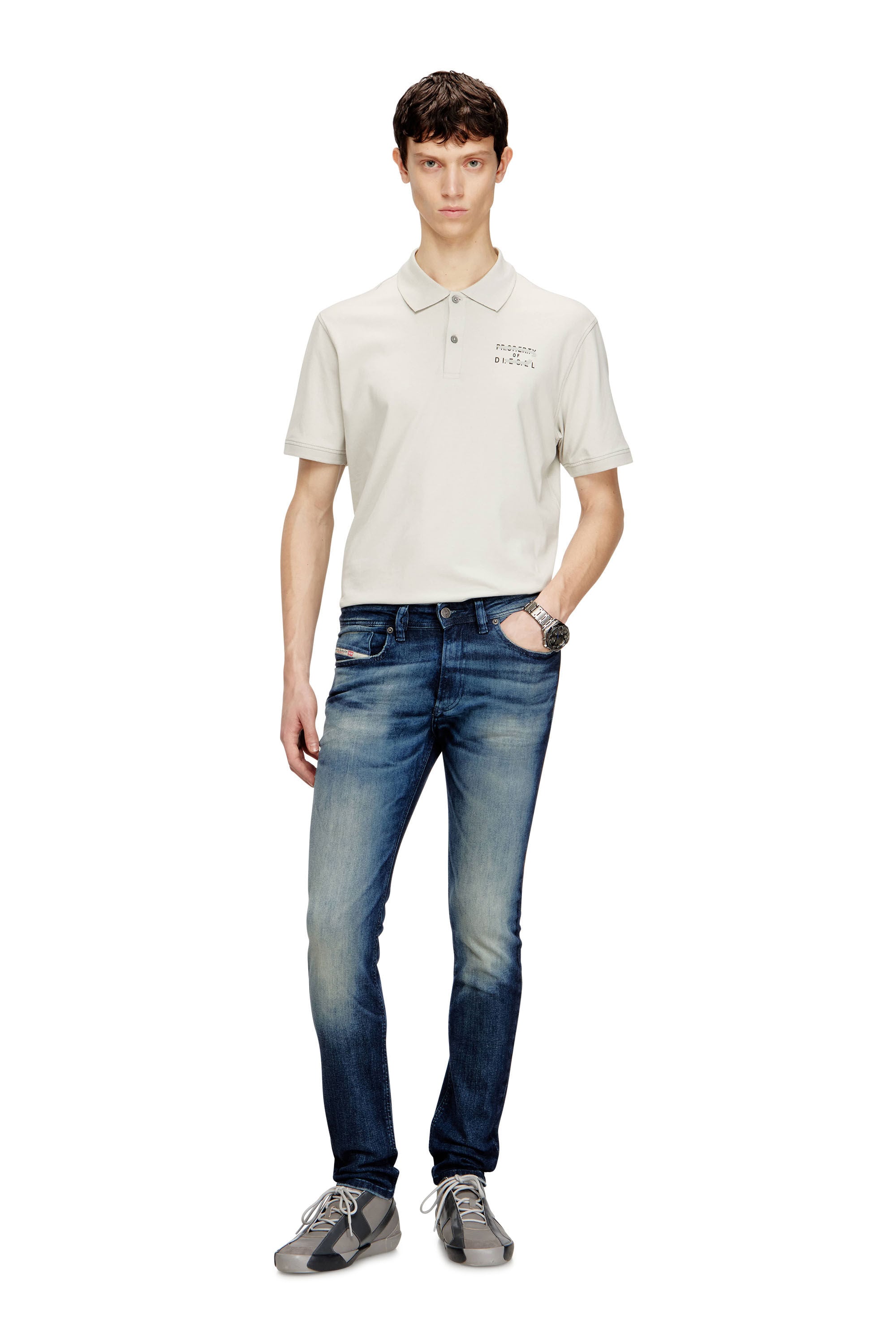 Men's Skinny Jeans | Low Waist 1979 SleenkerDark Blue | Diesel TR