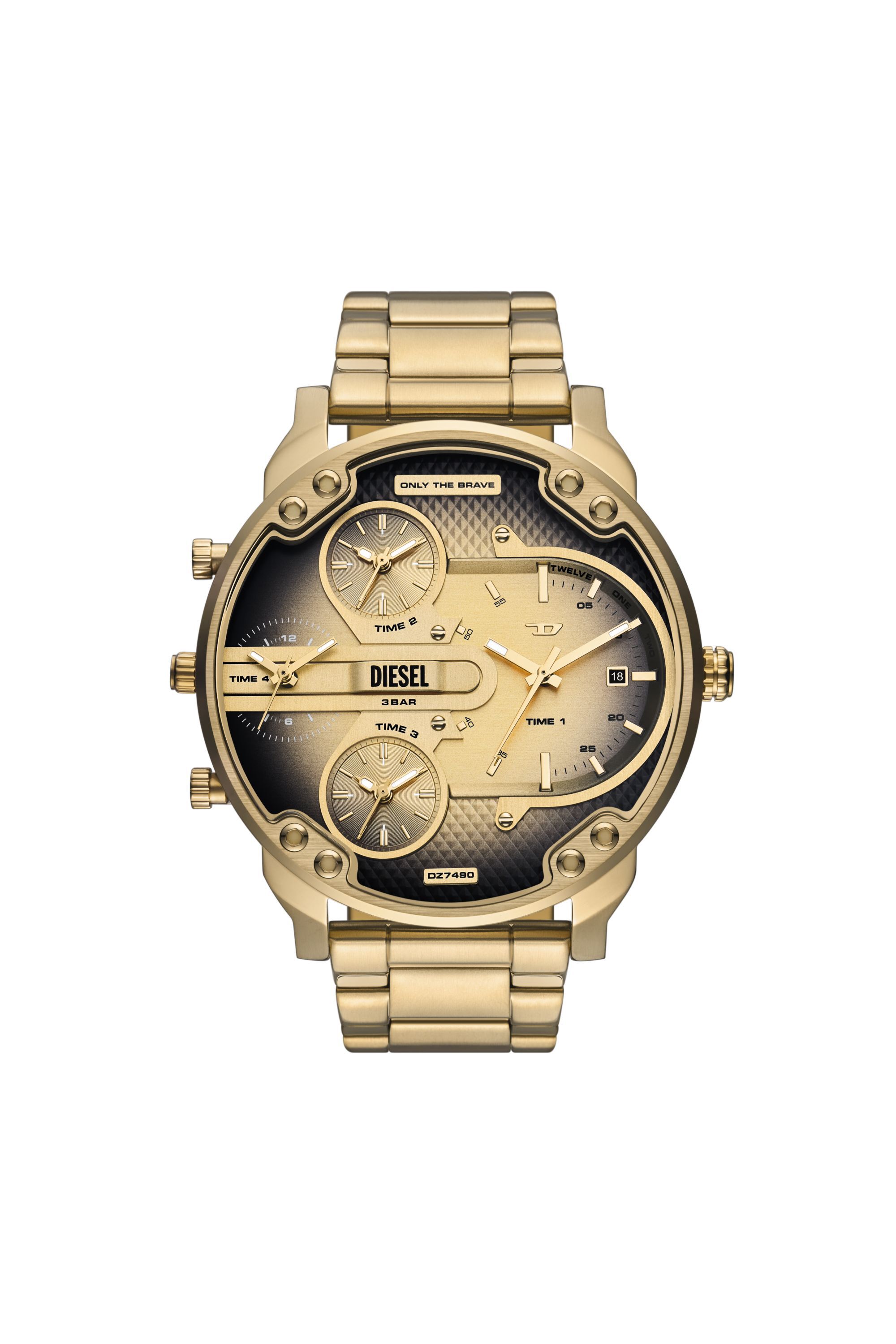 JuJuシックスティセカンズ ゴールド Men's Mr. Daddy Slim Multi-Movement Stainless Steel Watch | Gold