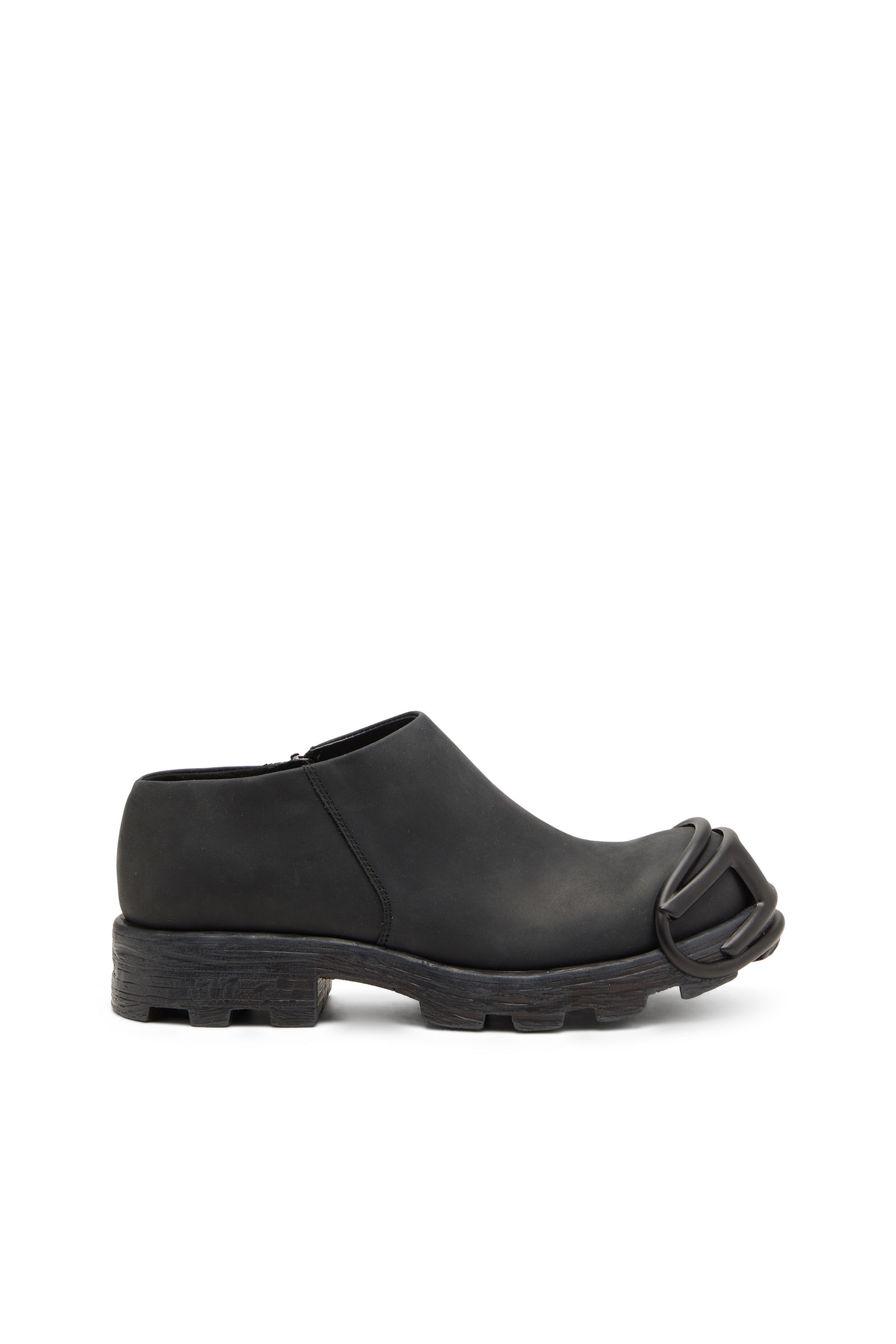Men s D Hammer Ab D Boots Low cut boots with oval D toe guard Black Diesel