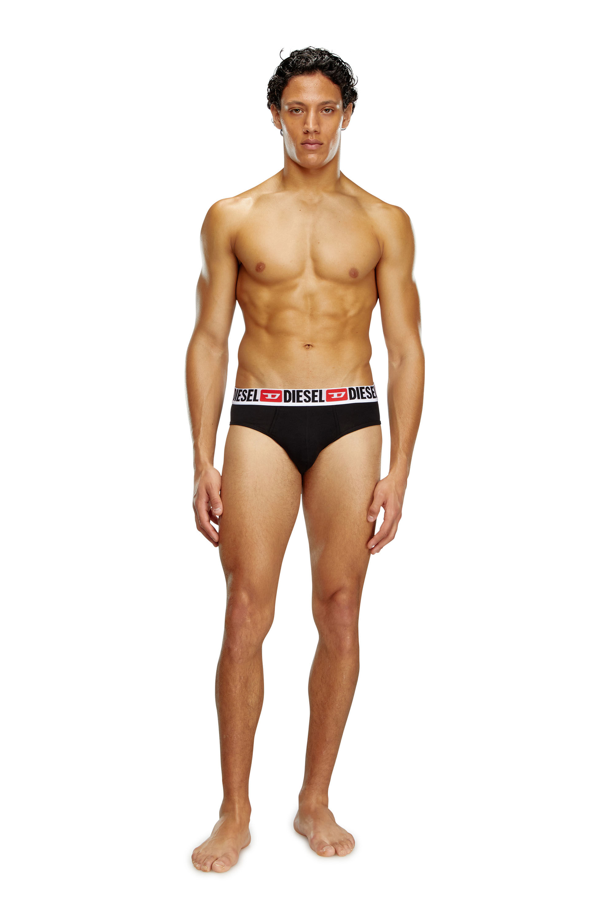 Men: Three-pack of solid-colour briefs | Diesel