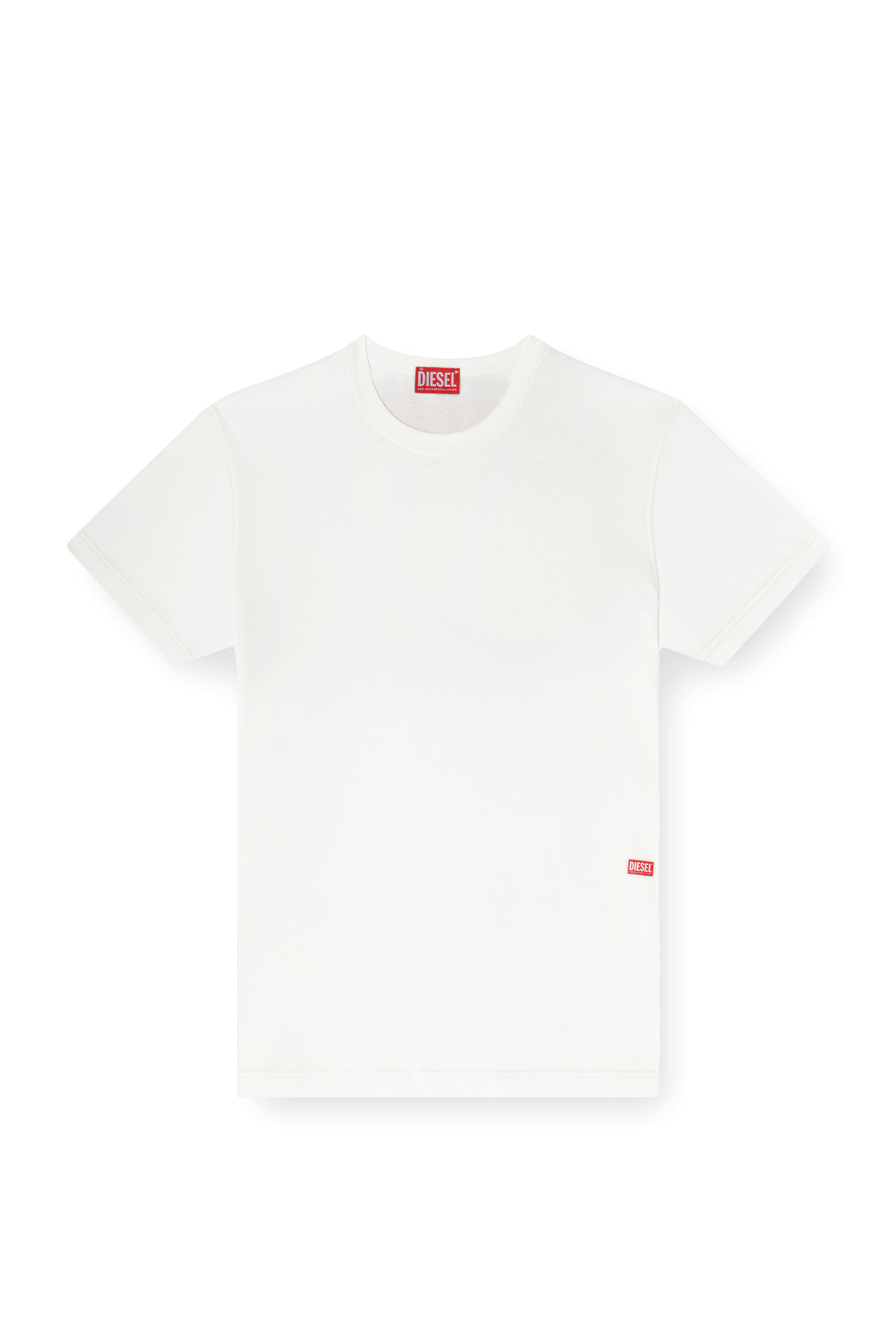 Diesel - T-ADJUST-SLITS-R13, Man's T-shirt with runway set print in White - 2
