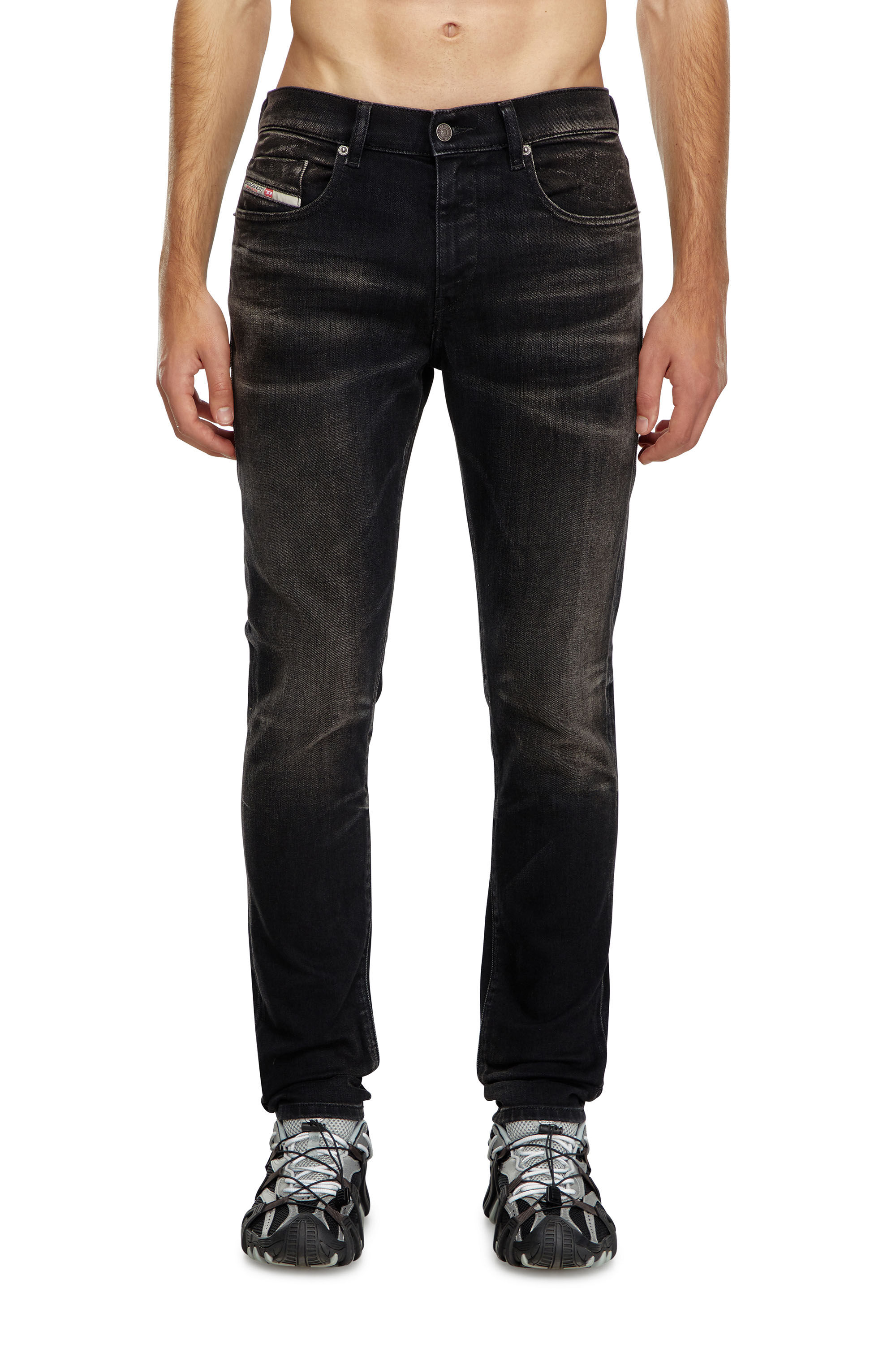 Men's Slim Jeans | Black/Dark grey | Diesel 2019 D-Strukt