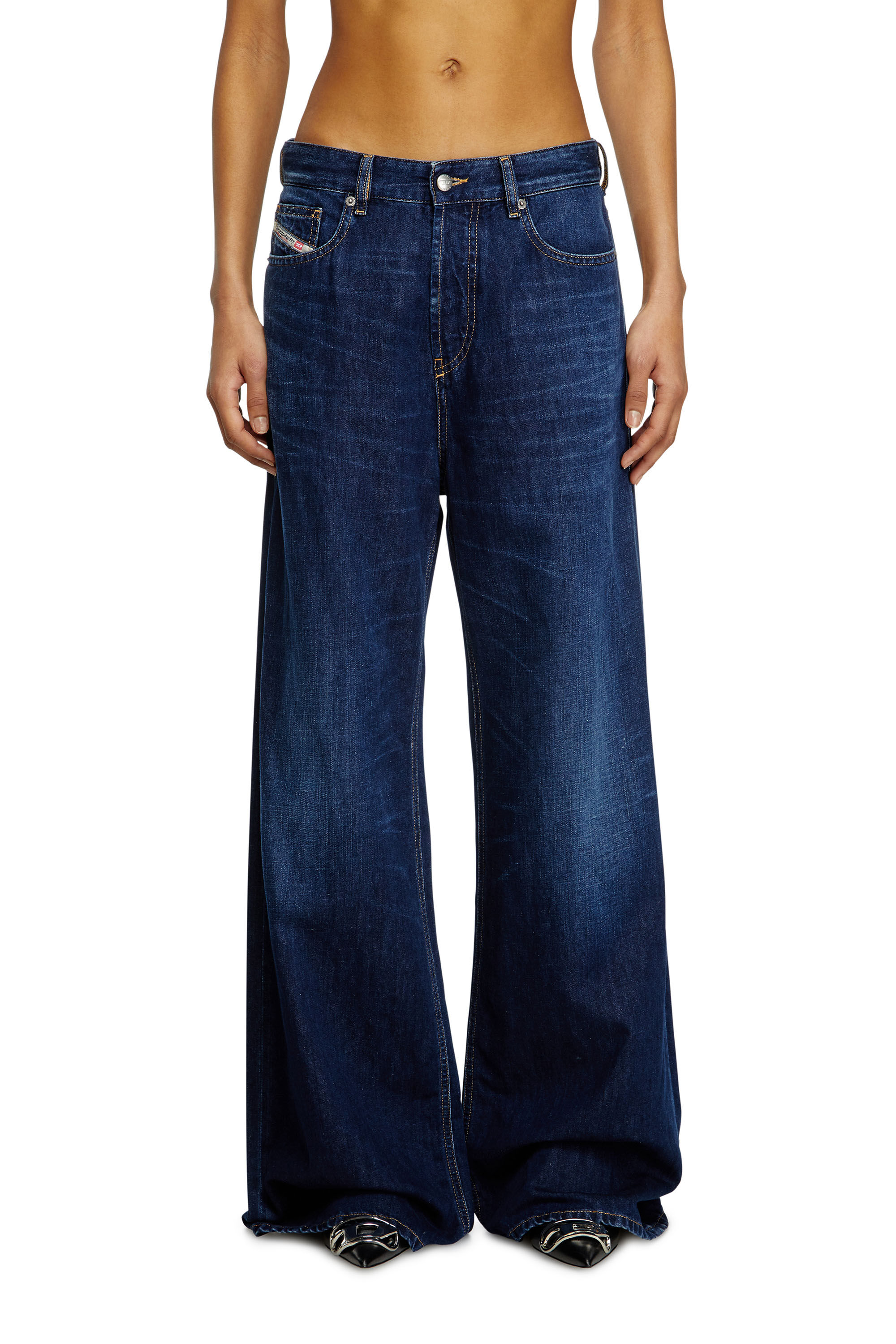 Women's Relaxed Jeans | Dark Blue | Diesel 1996 D-Sire Women's Relaxed Jeans | Dark Blue | Diesel 1996 D-Sire