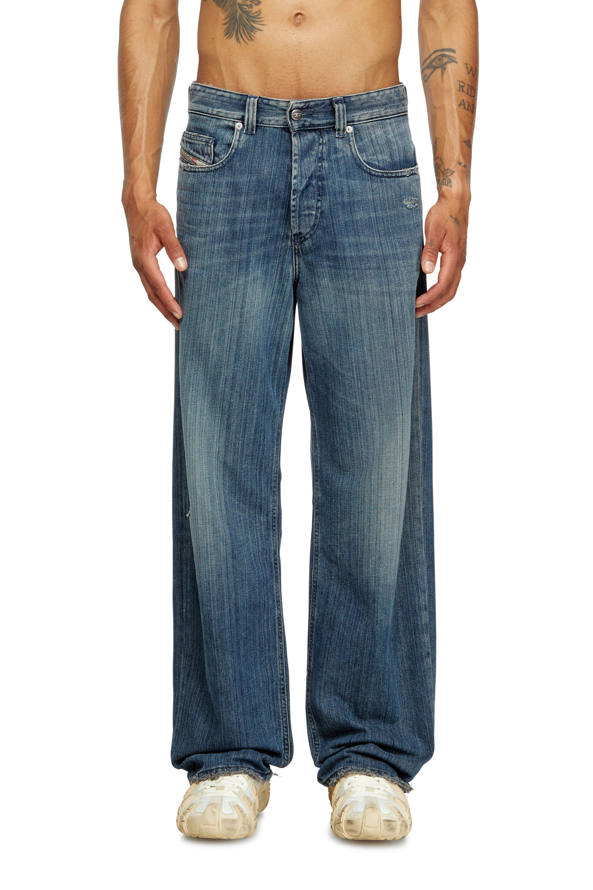 Men's Relaxed Jeans | Dark Blue | Diesel 2001 D-Macro