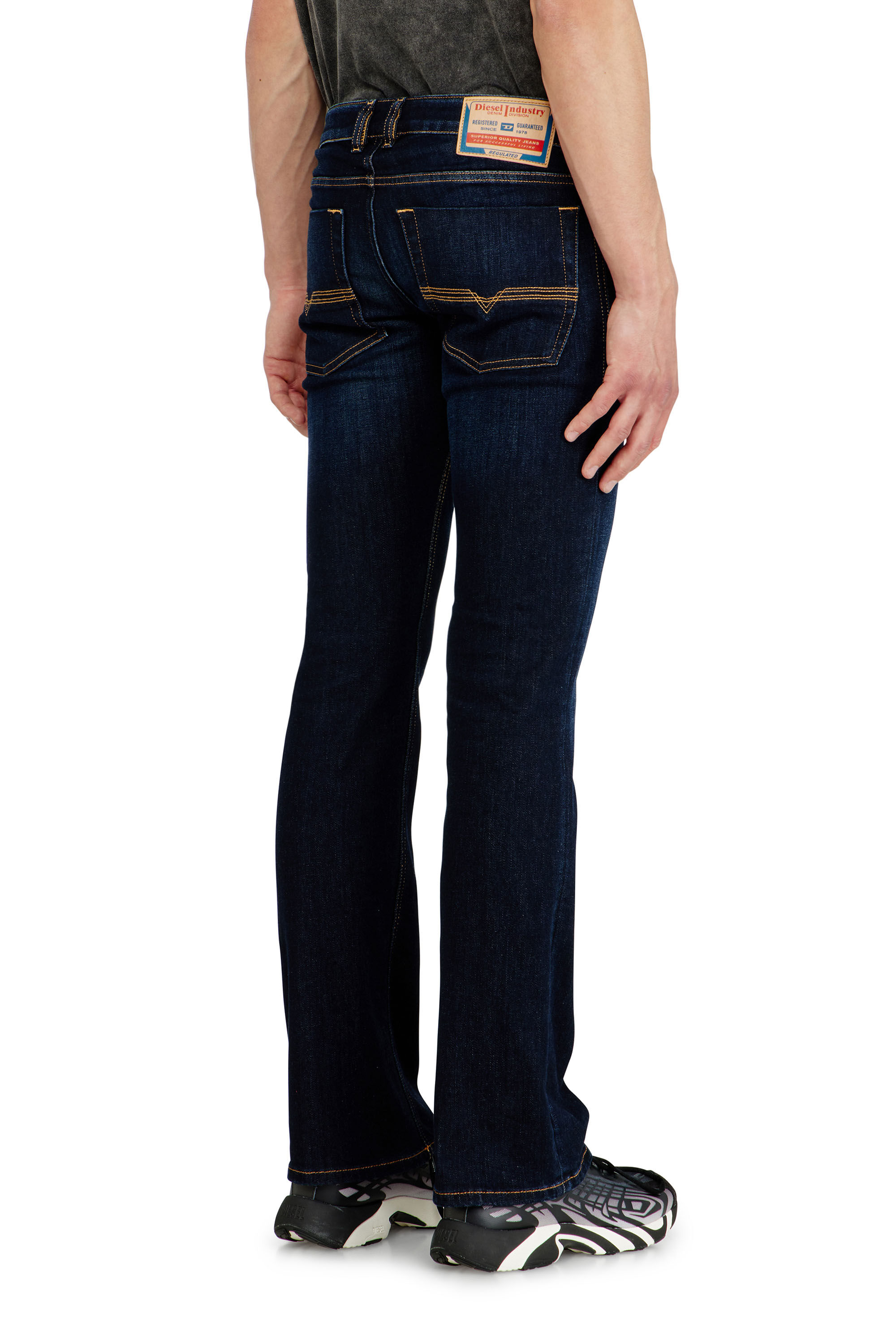 Diesel - Man's Bootcut Jeans 2007 Zatiny 09Q15, Dark Blue - 5