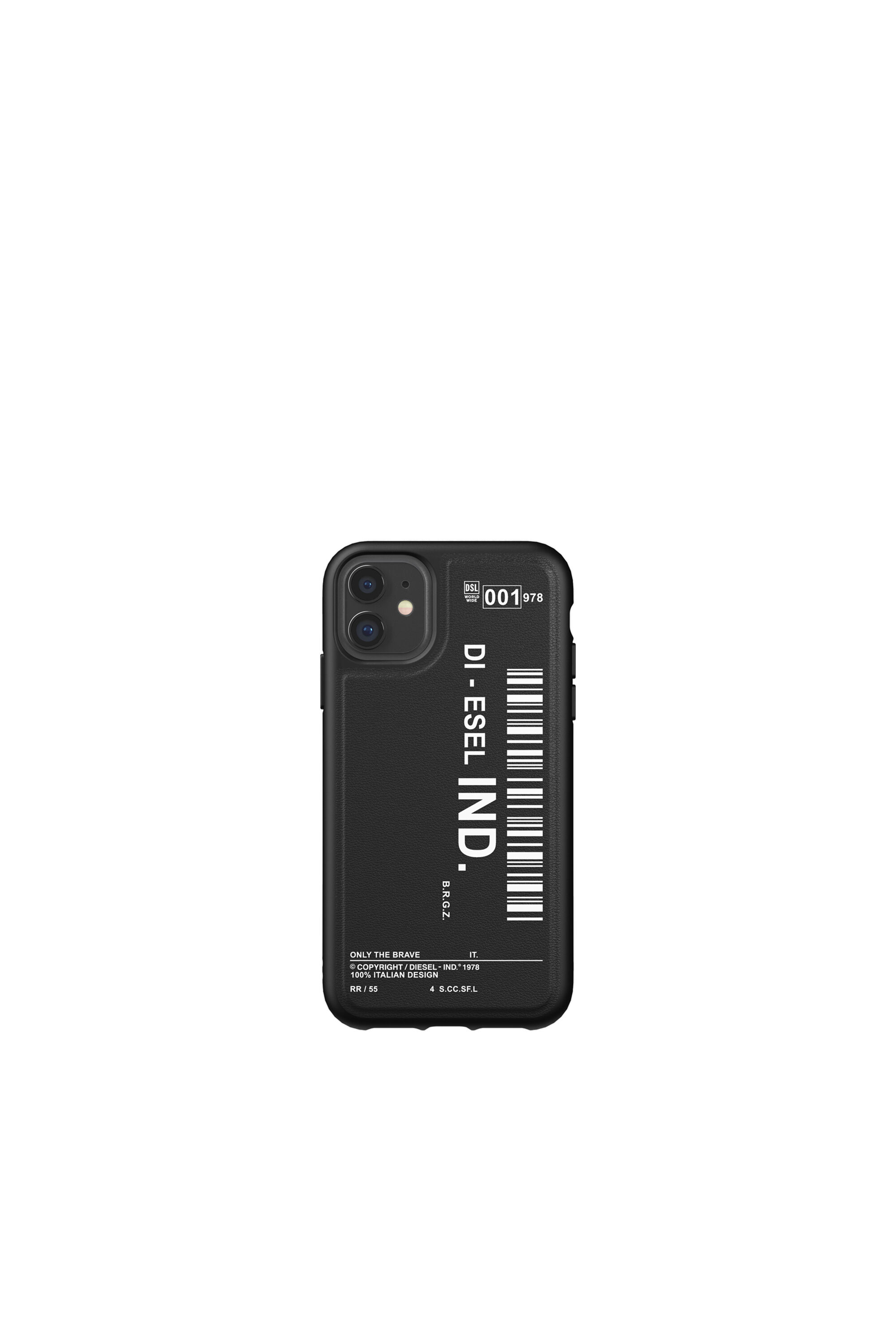 Diesel - 42103 STANDARD CASE, Unisex TPU moulded case for iPhone 11 in Black - Image 2