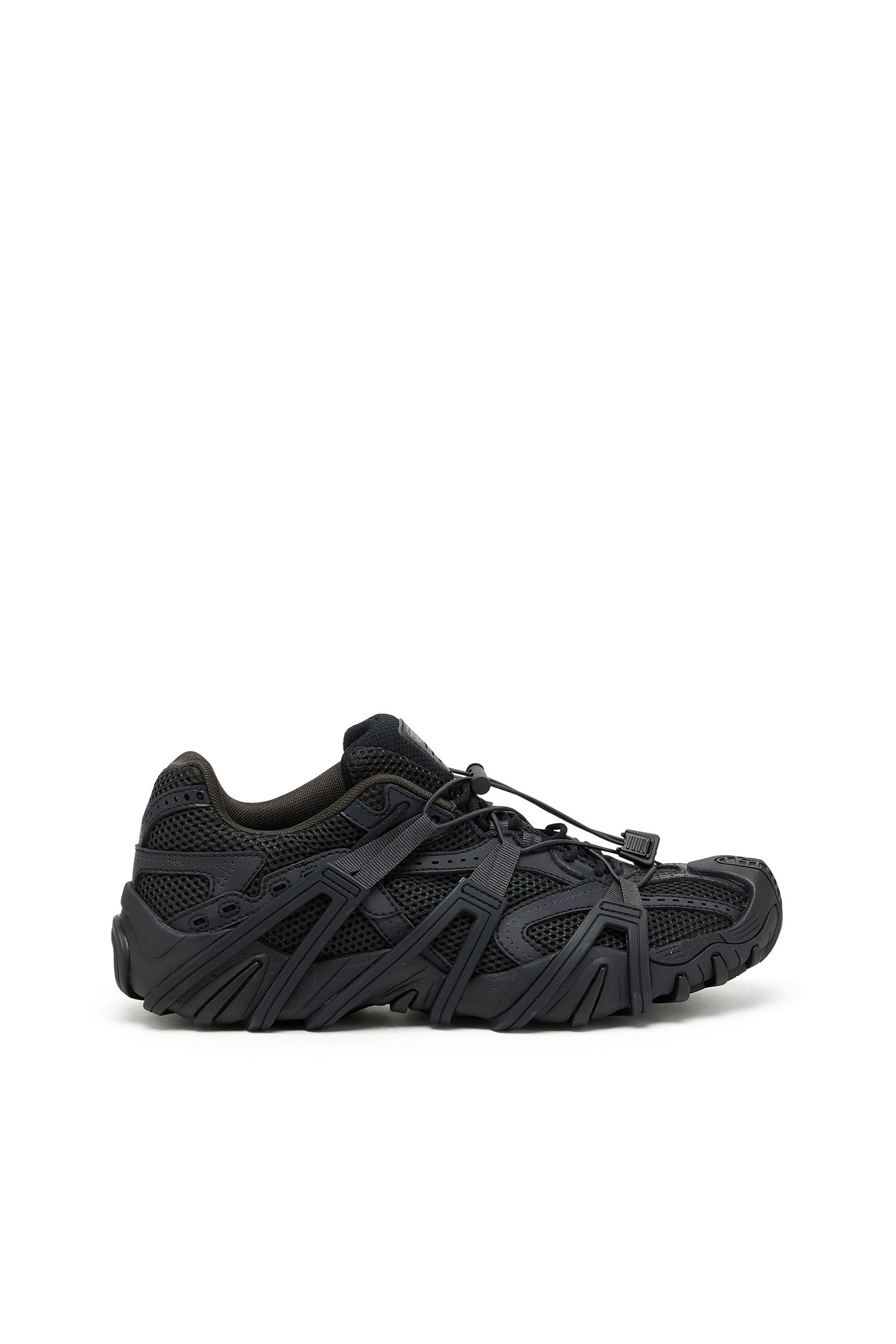 大量入荷 S-Prototype Men's Cr-Mesh lacing double with sneakers PU and 靴