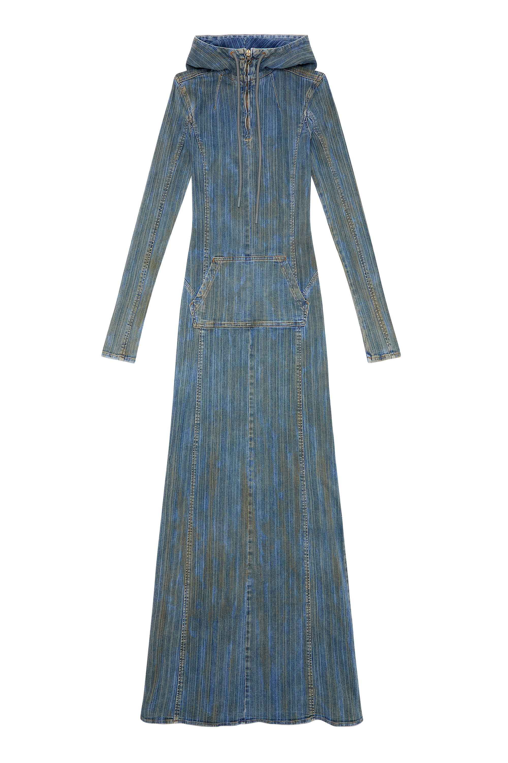 Full length deals denim maxi dress