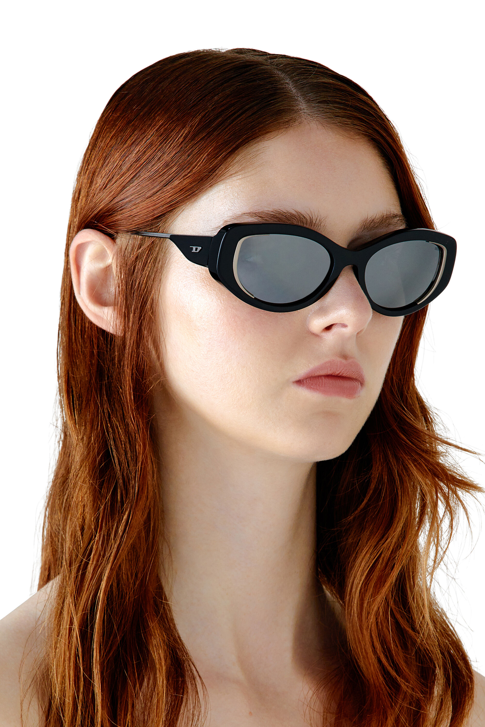 Women's Cat-eye style sunglasses | Black | Diesel