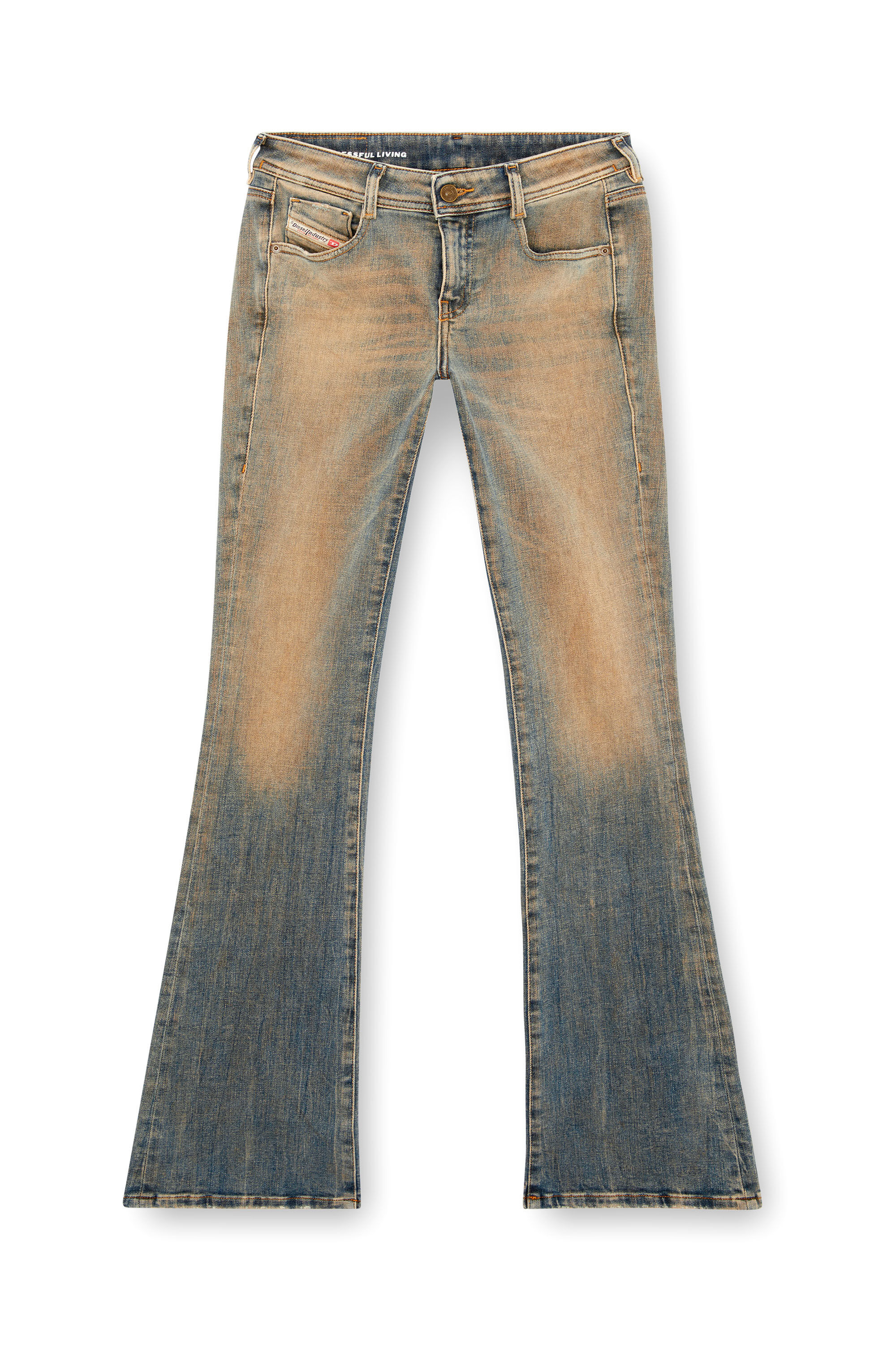 Diesel - Woman Bootcut and Flare Jeans 1969 D-Ebbey 09J23, Medium blue - Image 2