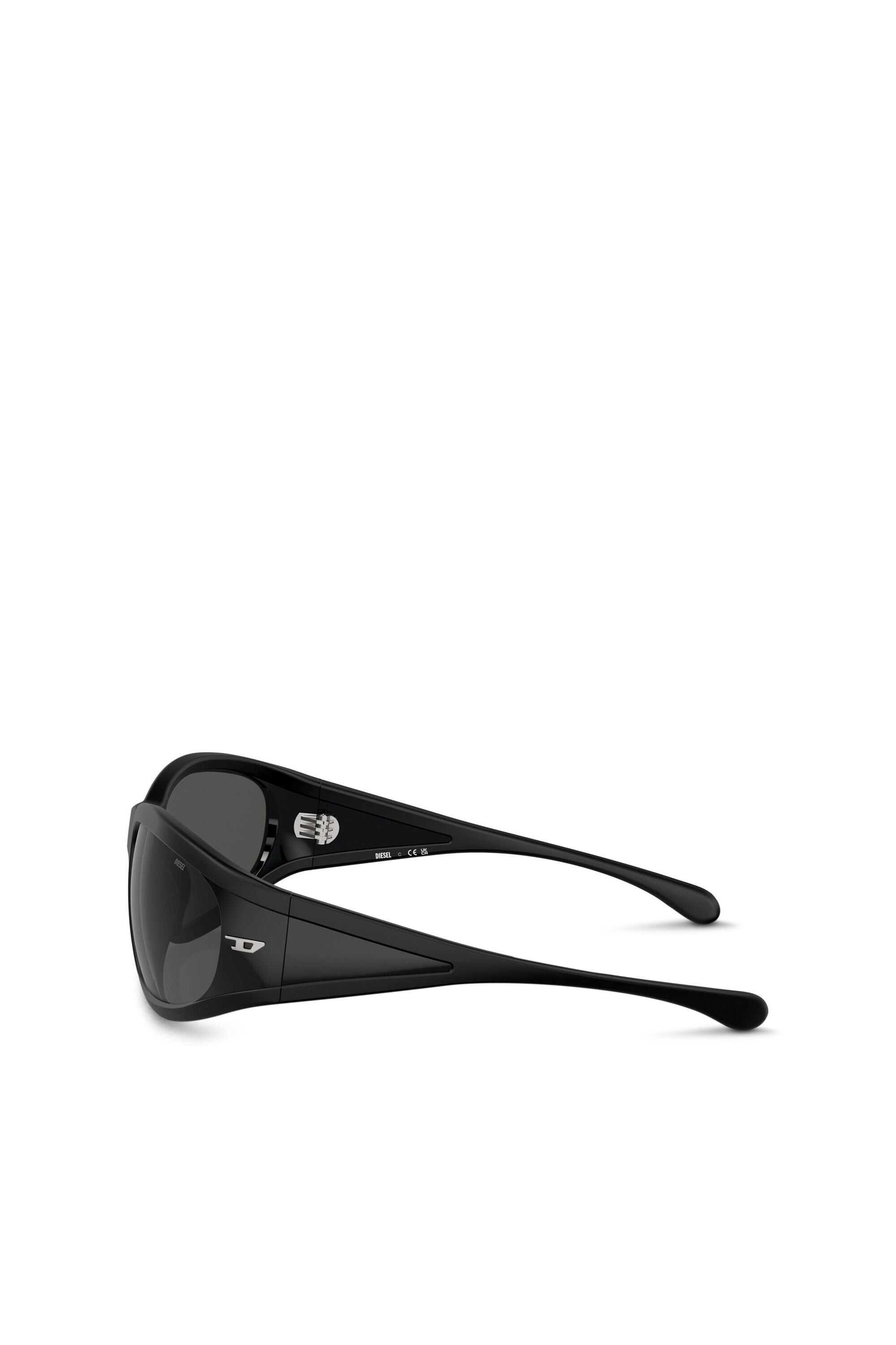 【福袋セール】 Women's Rectangular Diesel | Black | acetate in sunglasses 小物