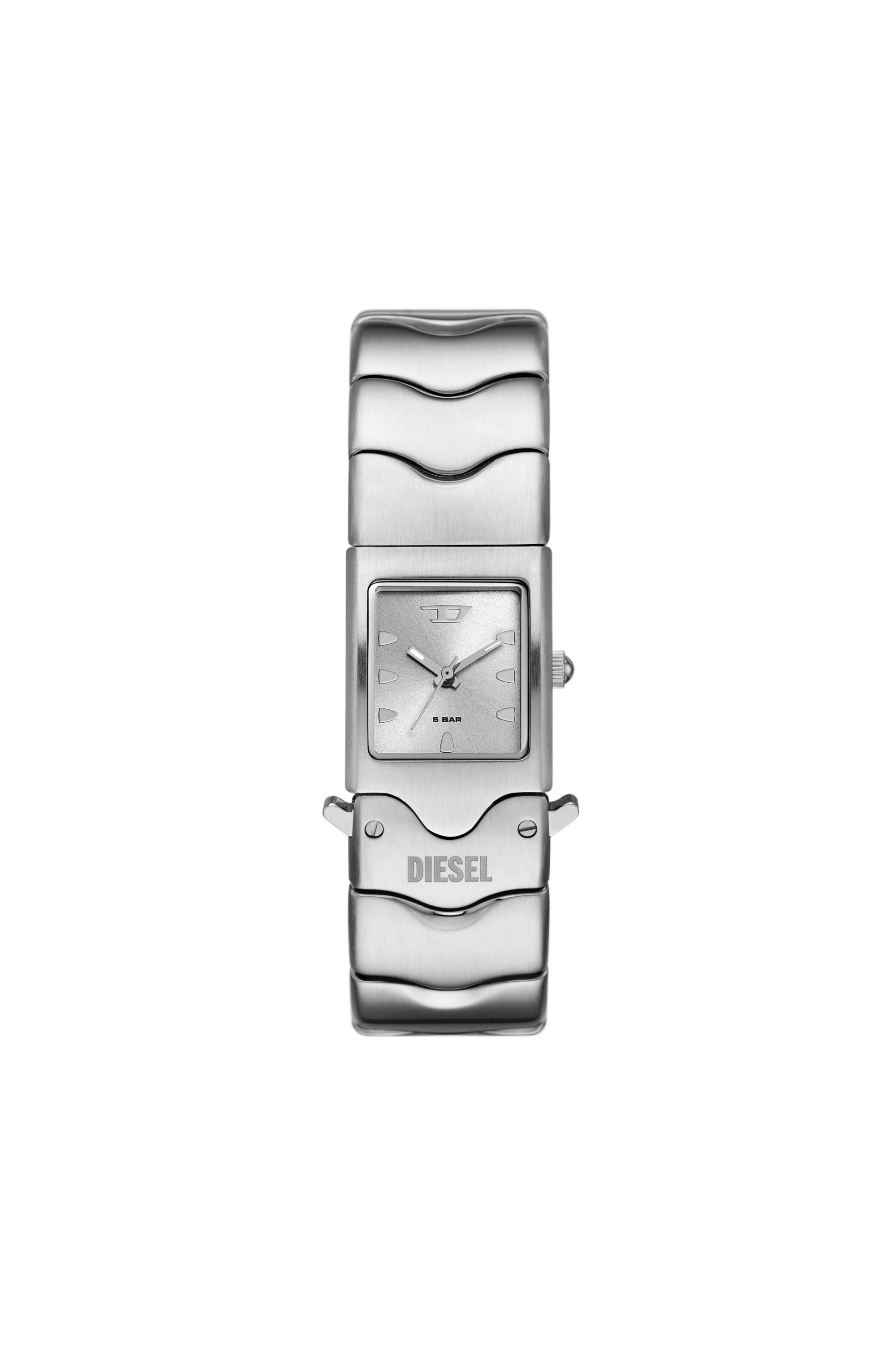 Women's Diesel Closer Three-Hand Stainless Steel Watch | Silver