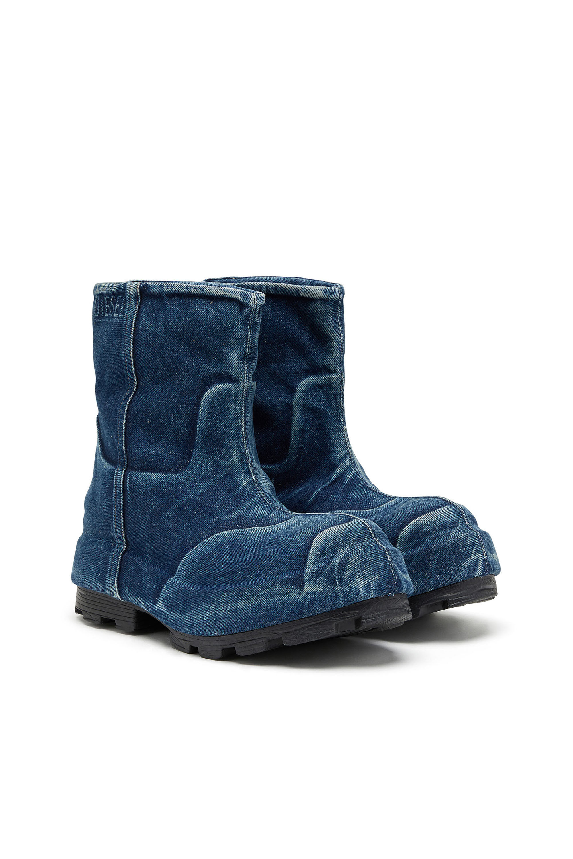 Women's D-Hammer-Chelsea boot in washed denim | Blue | Diesel