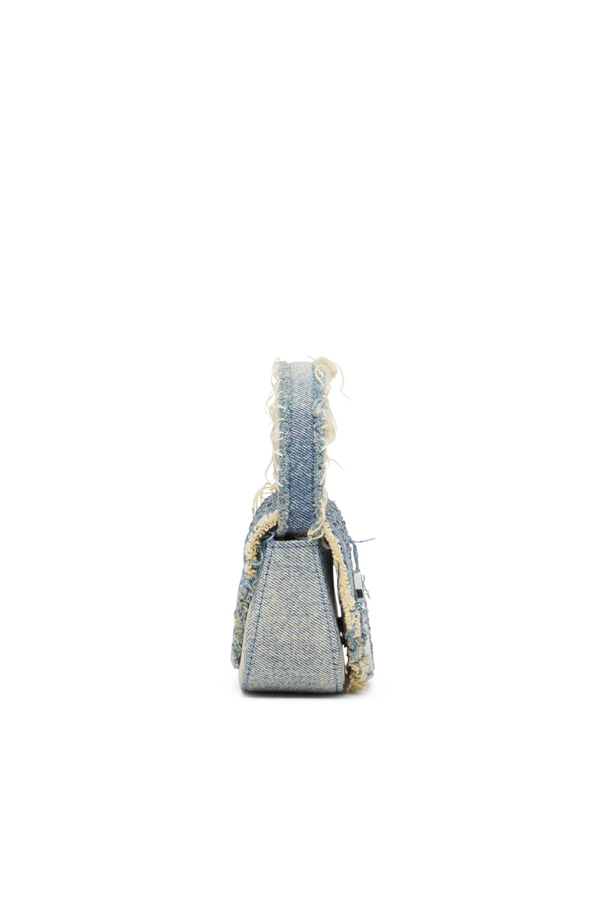 Women's 1DR XS-Iconic mini bag in denim and crystals | Blue