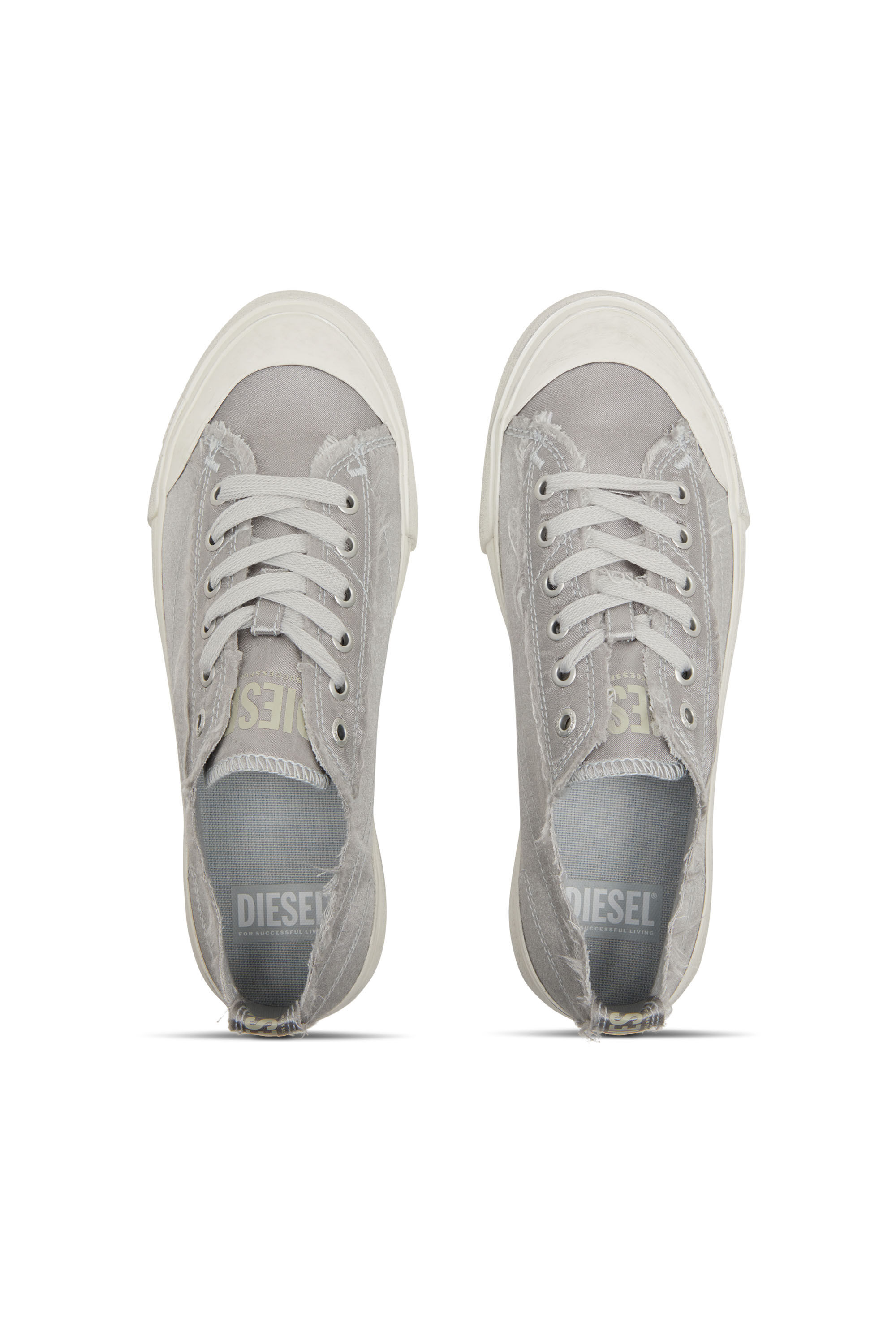 新作グッ Women's Diesel | Grey | satin distressed in Low-Sneakers S-Athos スカート