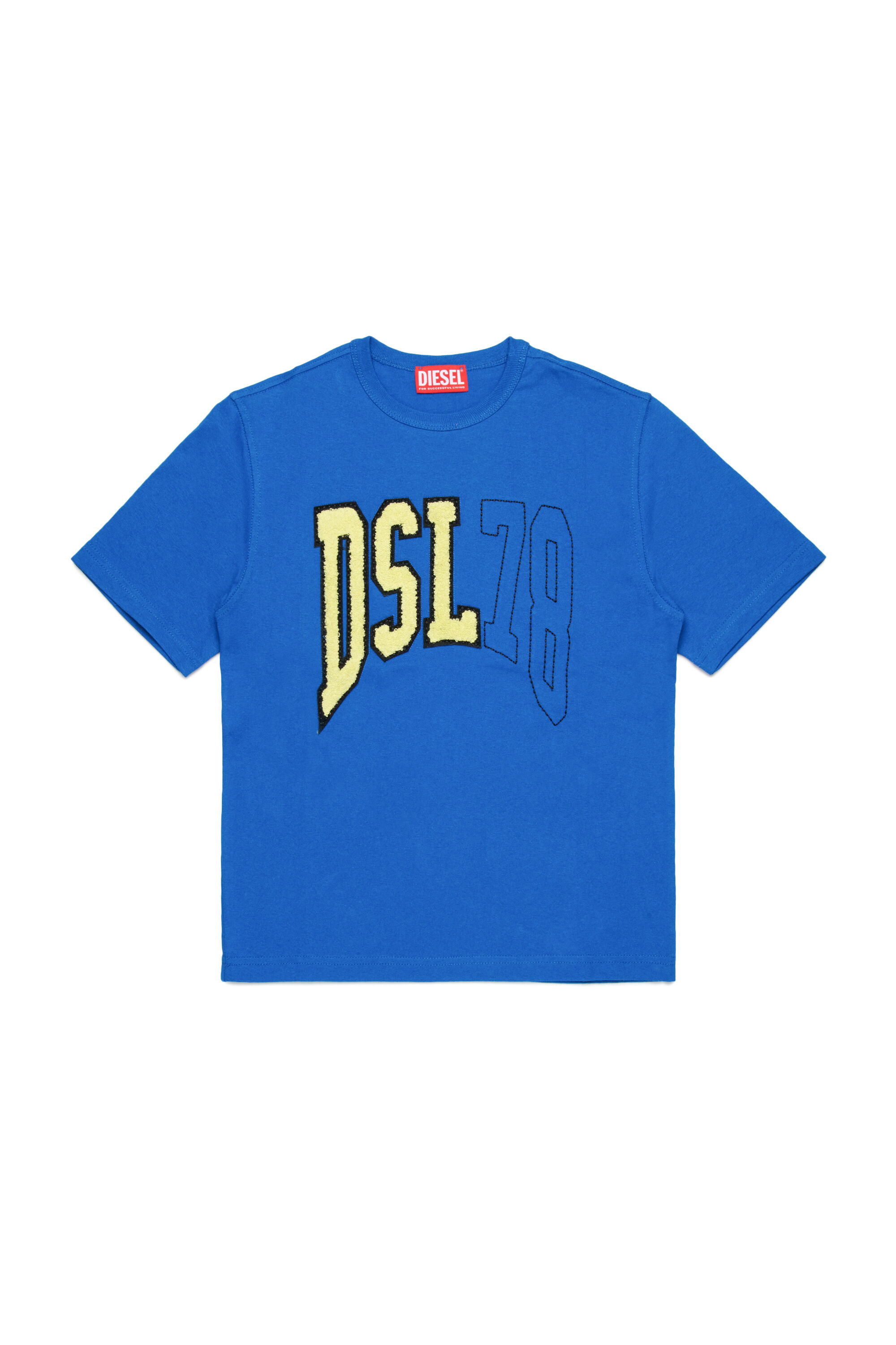 T-shirt with collegiate DSL78 logo | Blue | 4-16 YEARS Boys