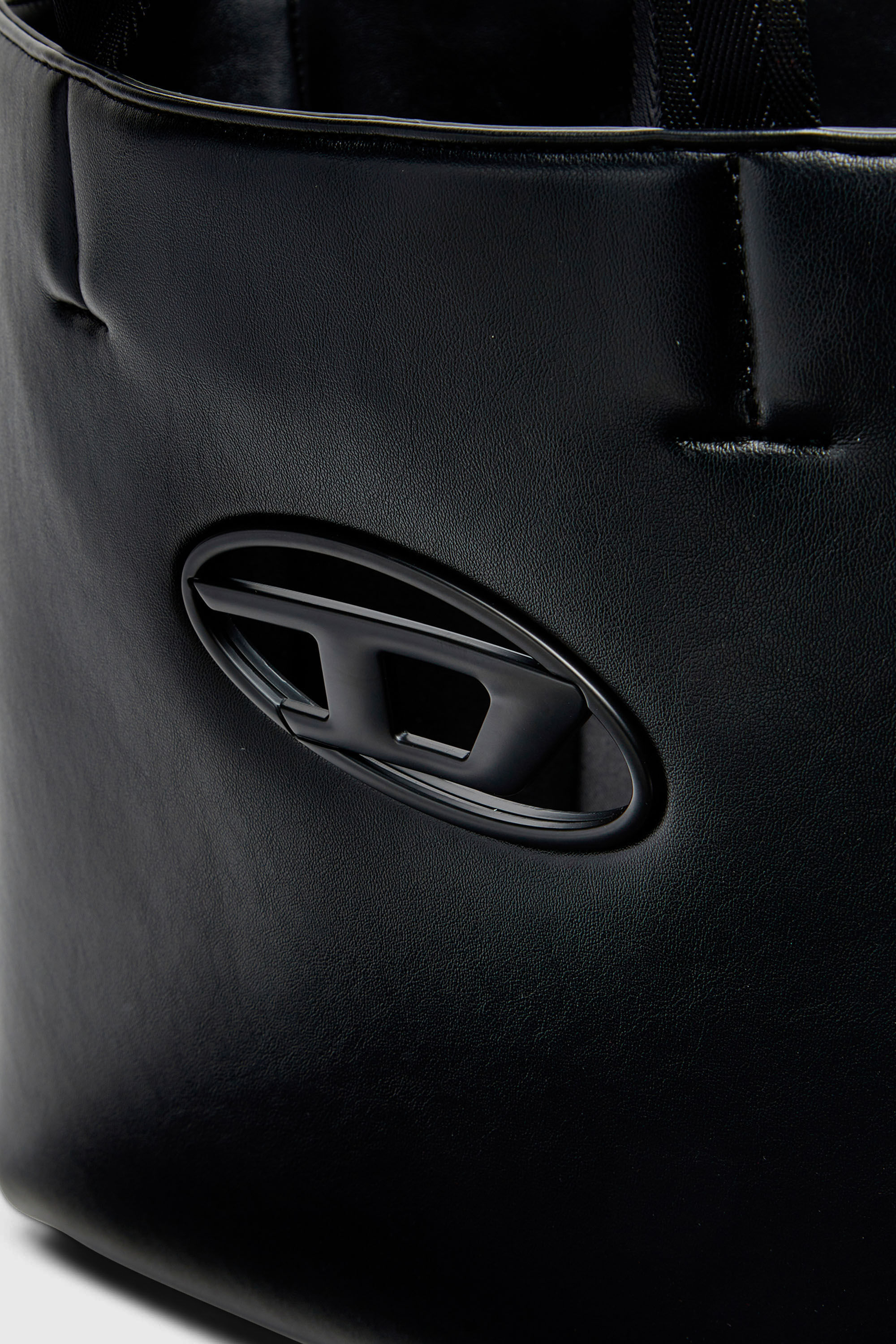Women's Holi-D-Square shopper in bonded neoprene | Black | Diesel