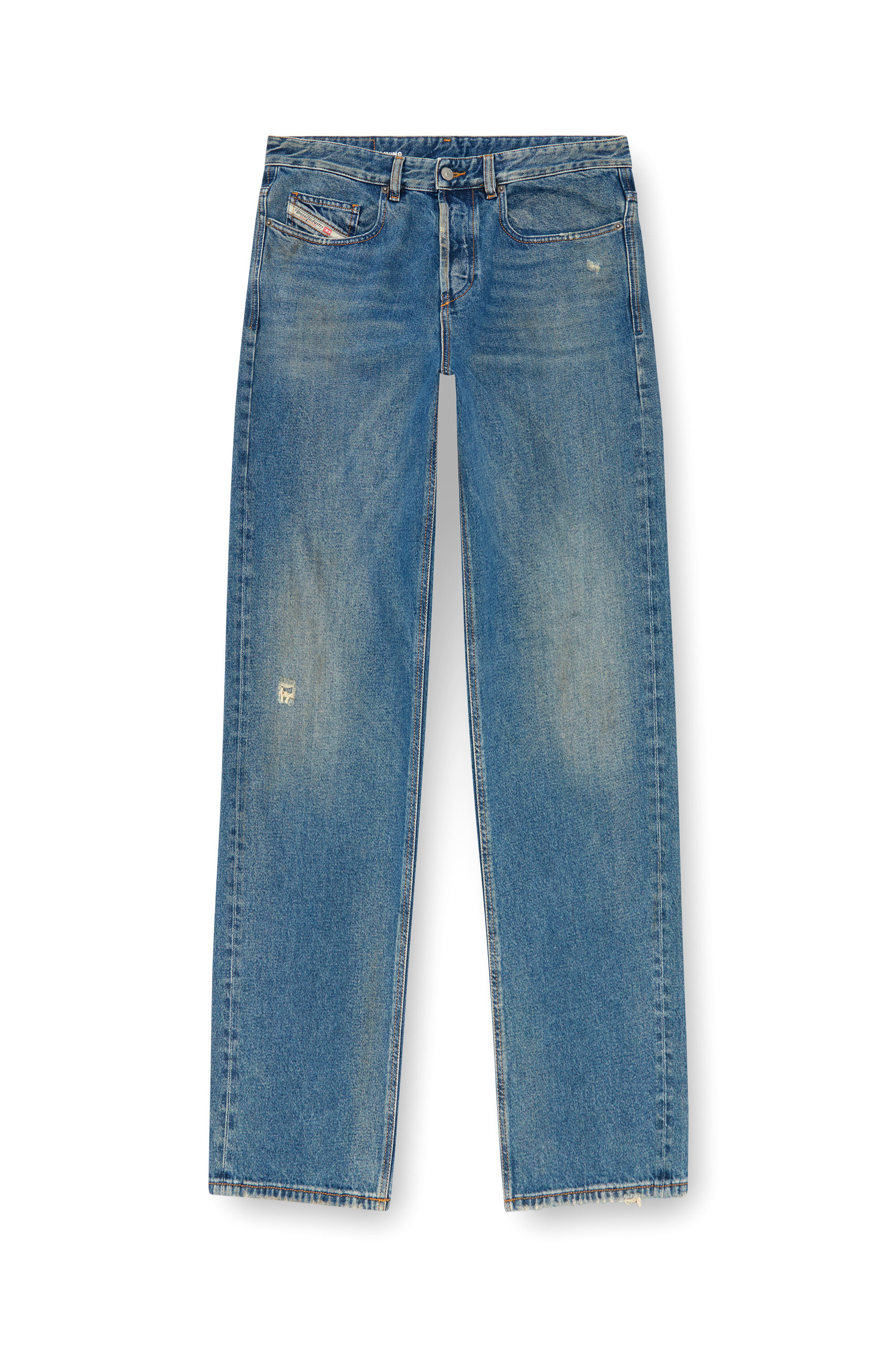 Men's Oversize Straight Jeans 2001 D-Macro | Blue | Diesel