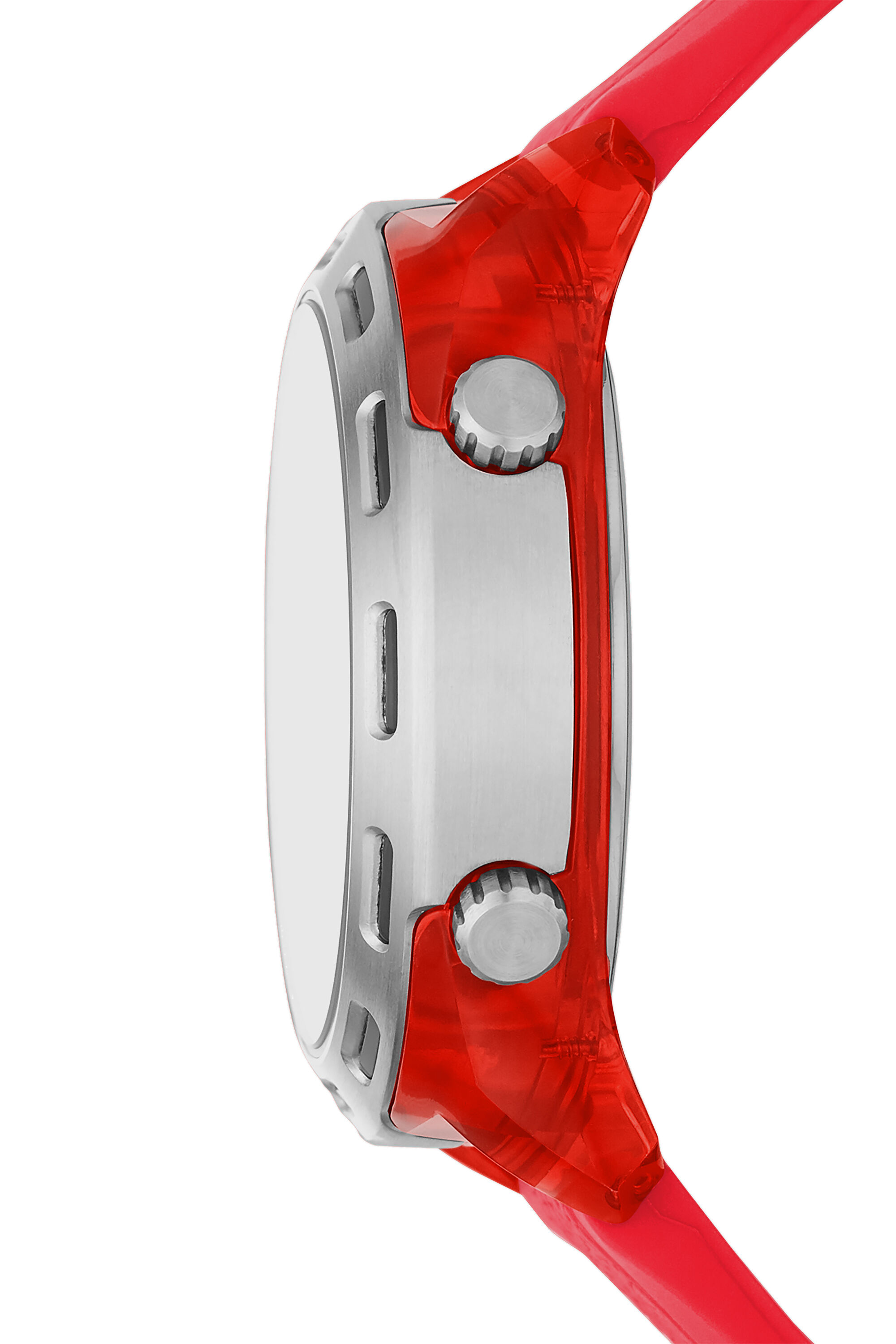 DZ1900 Man: Crusher digital red silicone watch | Diesel