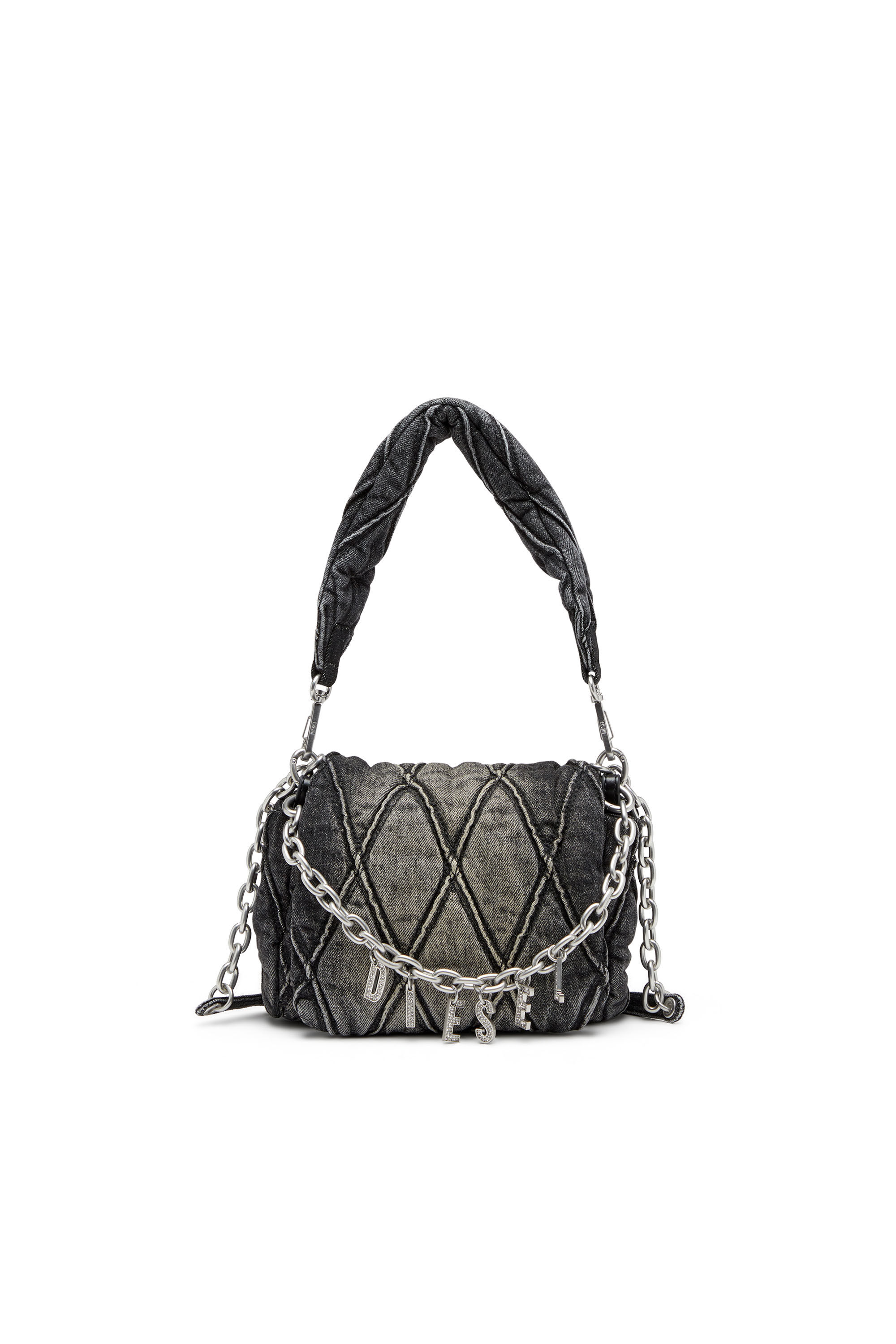 バイヤー厳選用品 Women's denim quilted in bag shoulder S-Small Charm-D バッグ