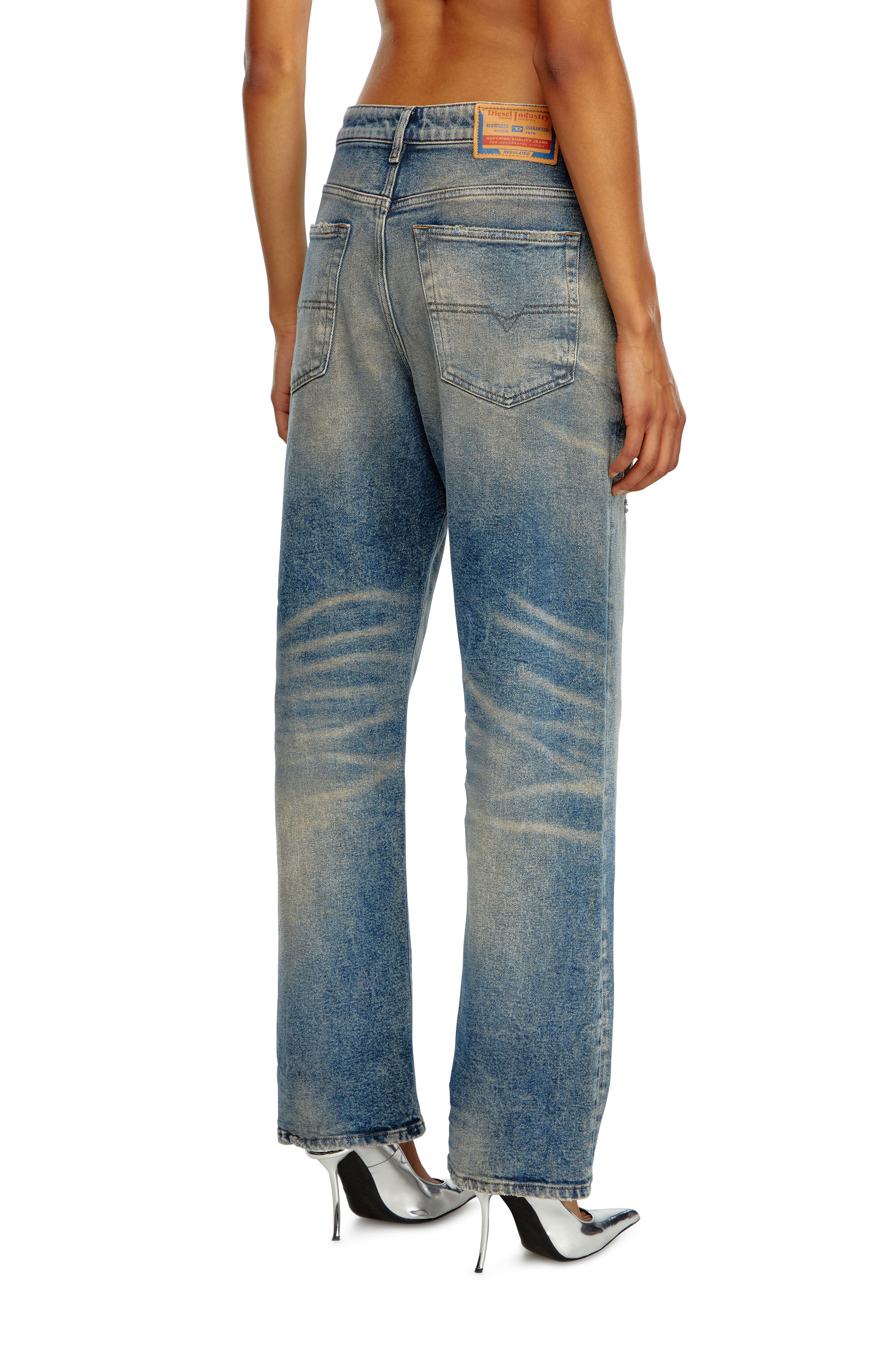 1999 D-Reggy Woman: Straight Dark blue Jeans | Diesel Library