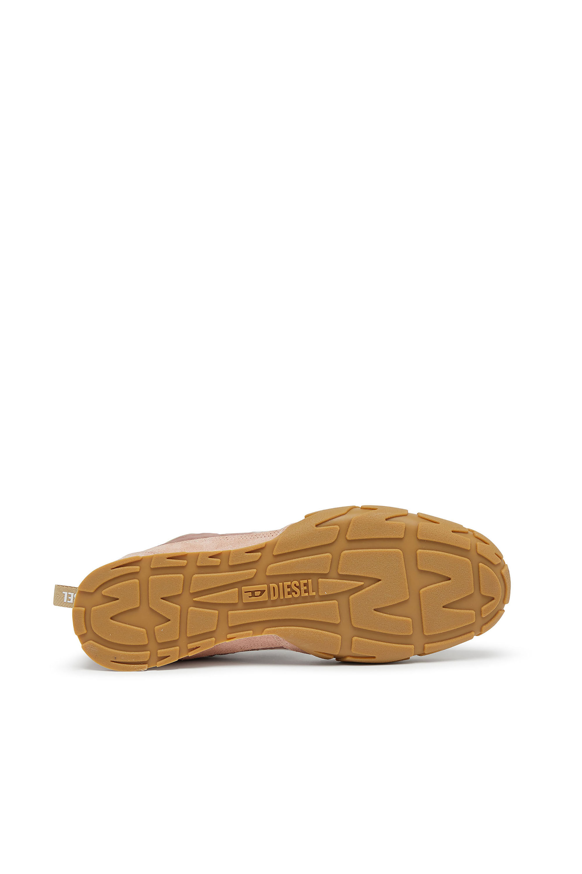 Diesel - S-PAGODHA LOW W, Woman's S-Pagodha-Sneakers in leather, suede and ripstop in Pink/White - 5