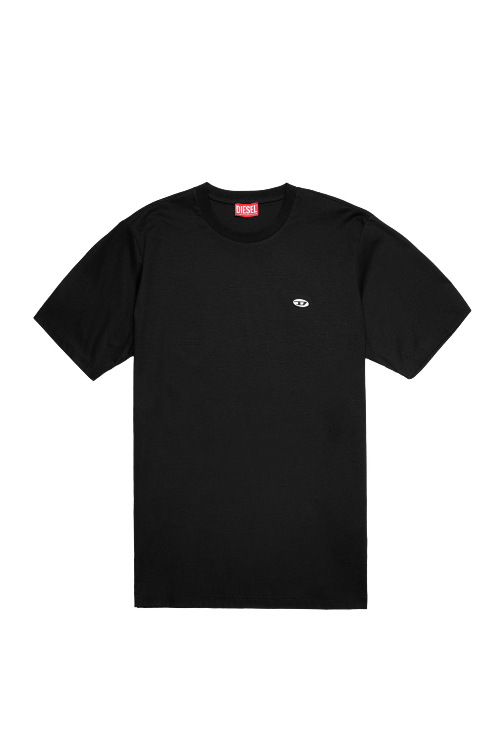 T-JUST-DOVAL-PJ: T-shirt with oval D patch | Diesel