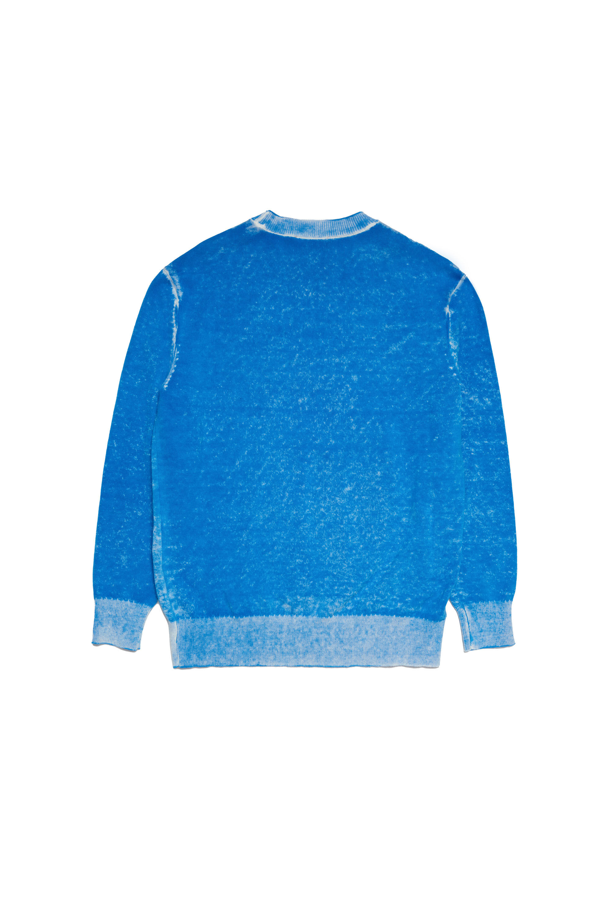 Diesel - KFLOW OVER, Man Knit sweater with Diesel lettering in Blue - Image 2