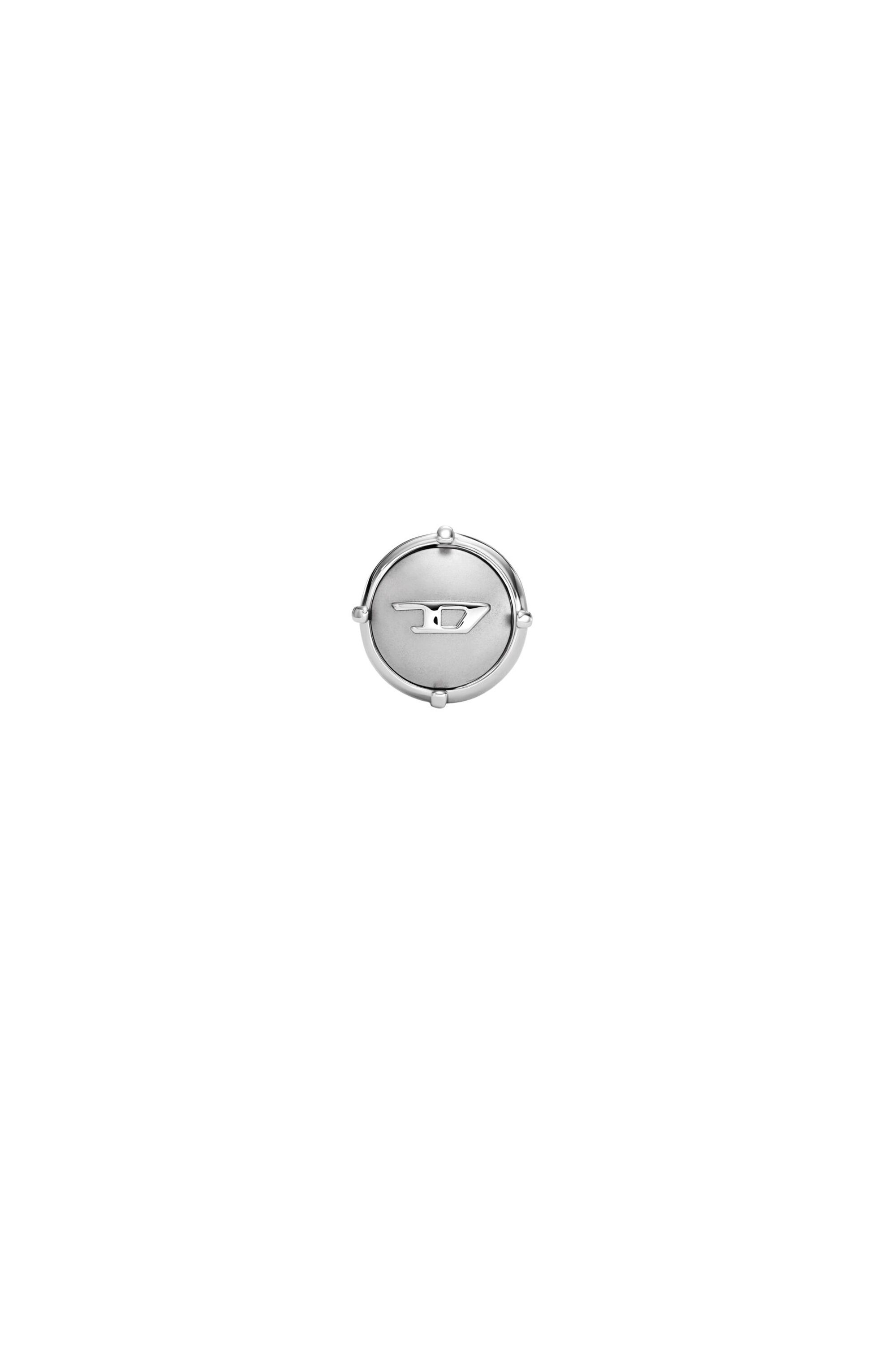 アクセサリー DIESEL Stainless steel stud earring Men's Stainless steel stud earring | Silver | Diesel
